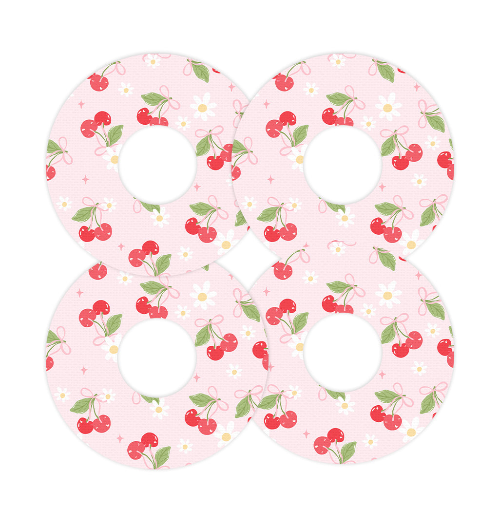 Cherry Coquette FreeStyle Libre 3 Plus & Lingo  Patch Tape - Pump Peelz