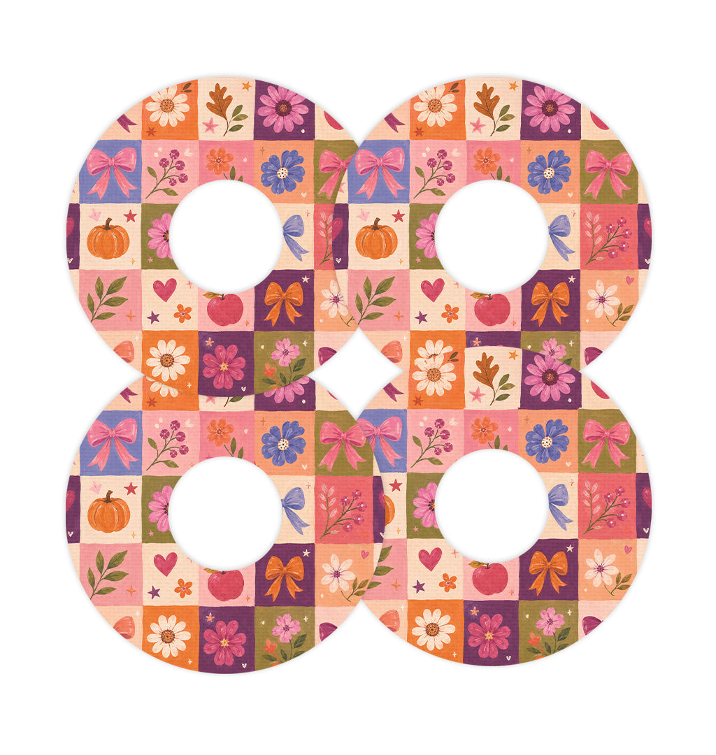 Autumn Crush FreeStyle Libre 3 Plus & Lingo  Patch Tape - Pump Peelz