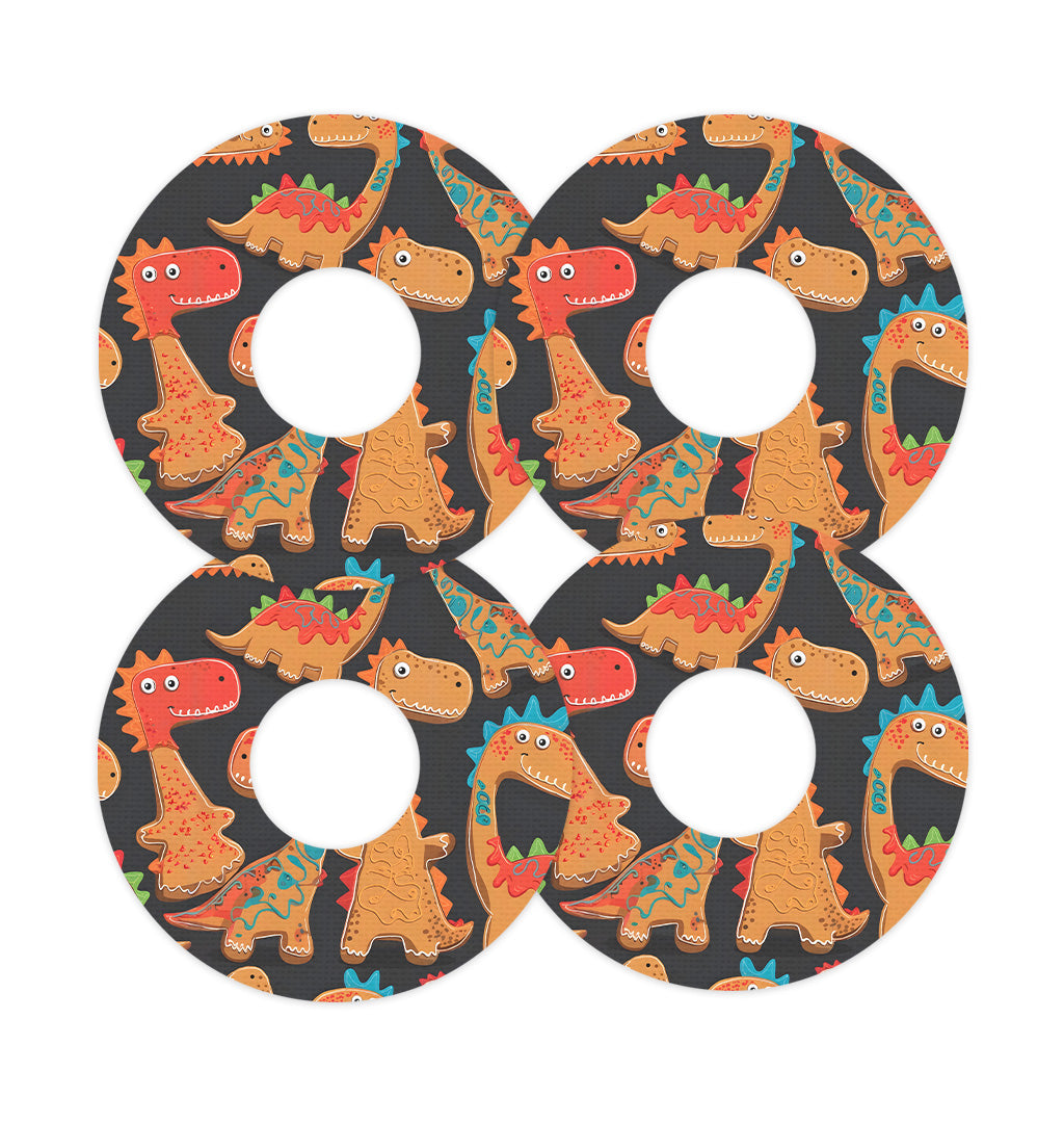 Jurassic Gingerbread FreeStyle Libre 3 Plus & Lingo  Patch Tape - Pump Peelz