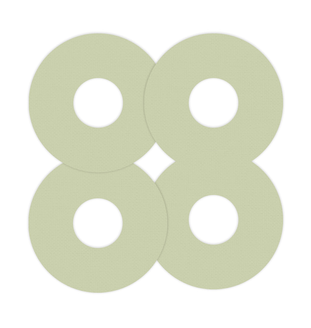 Solid Color Tea FreeStyle Libre 3 Plus & Lingo  Patch Tape - Pump Peelz