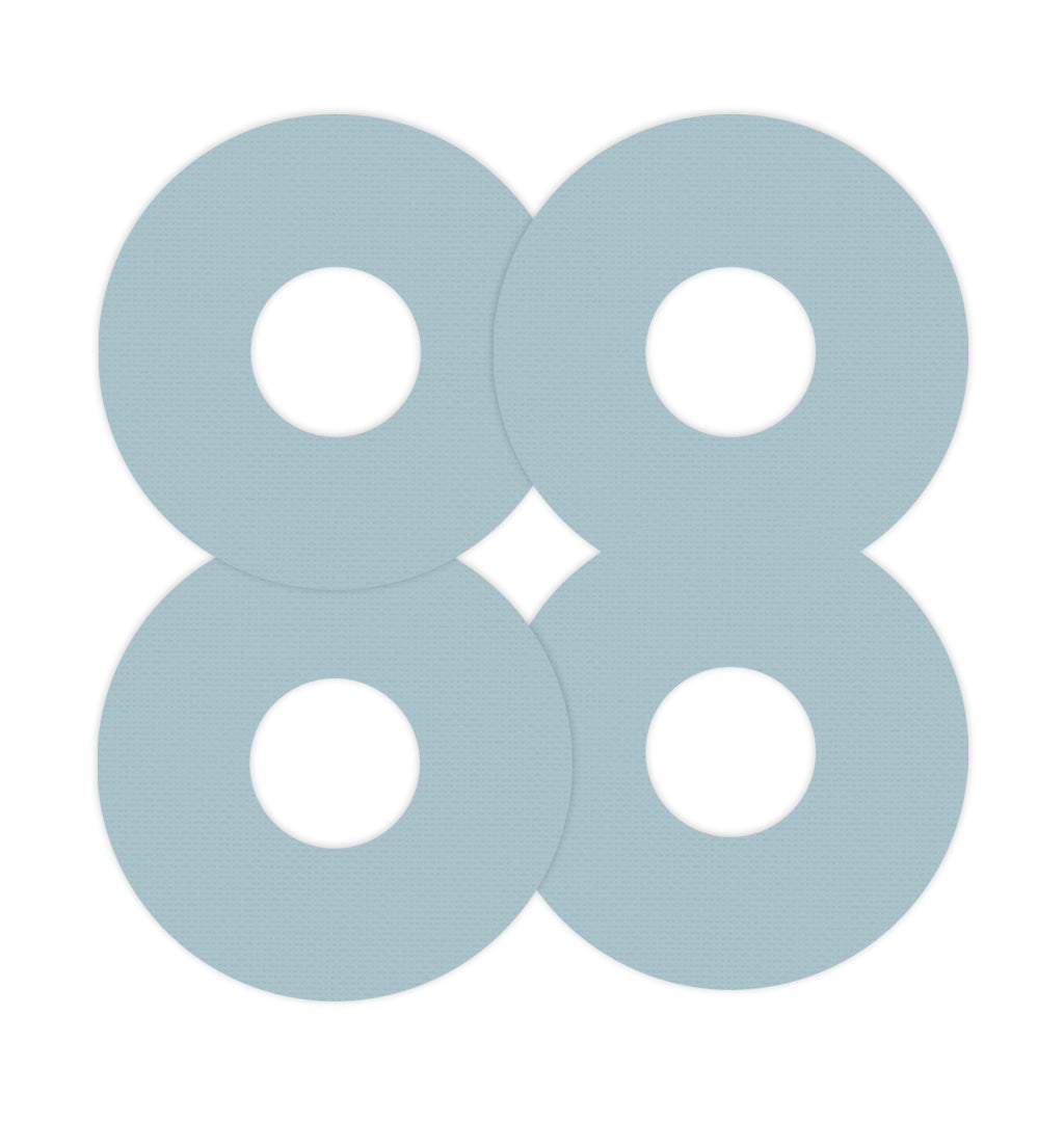 Solid Color Icicle FreeStyle Libre 3 Plus & Lingo  Patch Tape - Pump Peelz