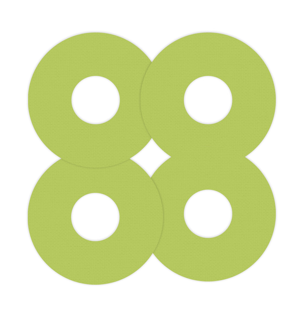 Solid Color Pear FreeStyle Libre 3 Plus & Lingo  Patch Tape - Pump Peelz