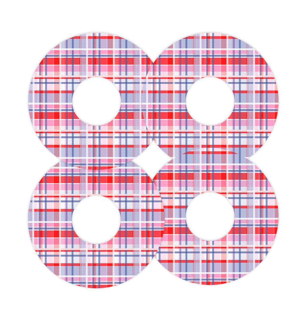 Party Plaid FreeStyle Libre 3 Plus & Lingo  Patch Tape - Pump Peelz