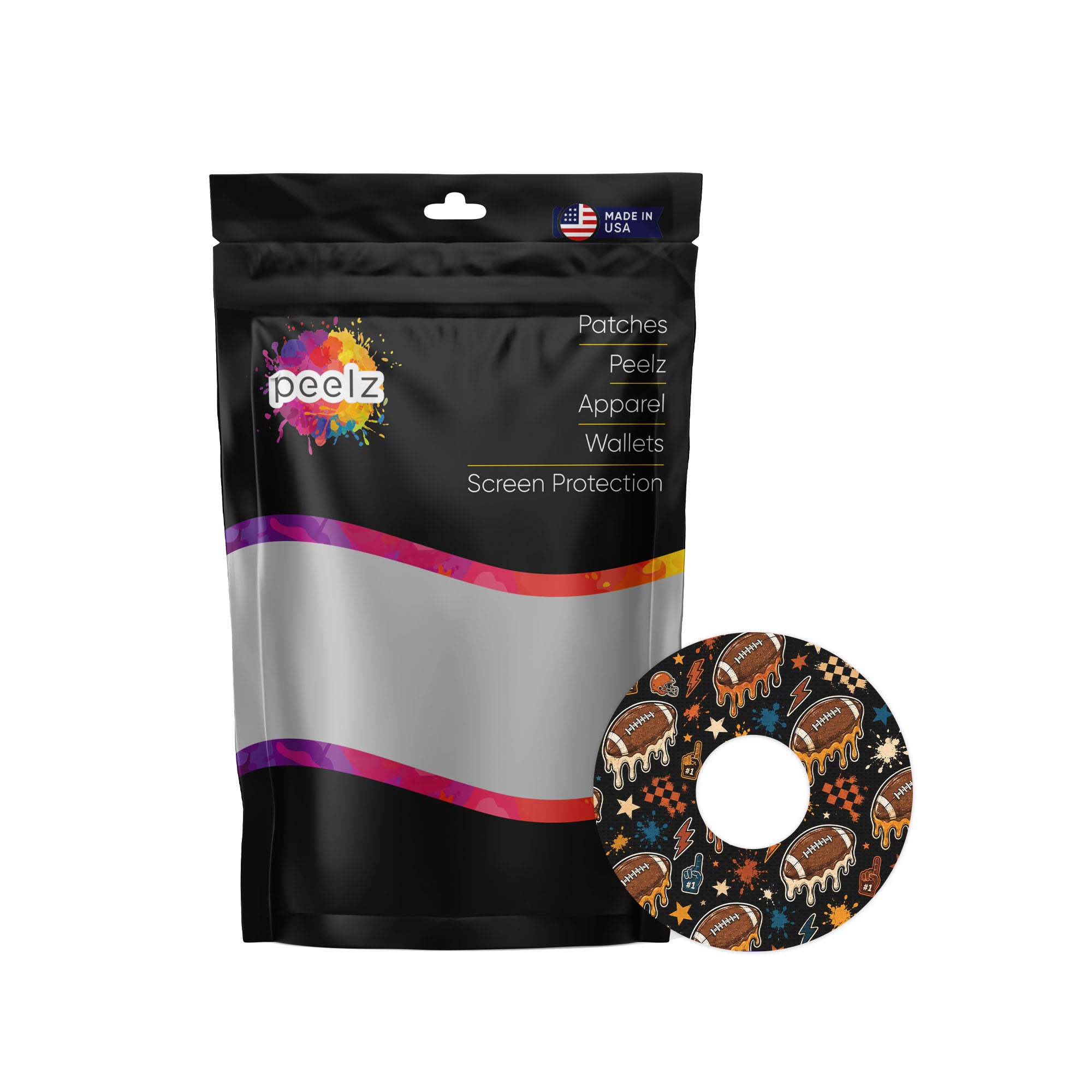Game Day Drip FreeStyle Libre 3 Plus & Lingo  Patch Tape - Pump Peelz