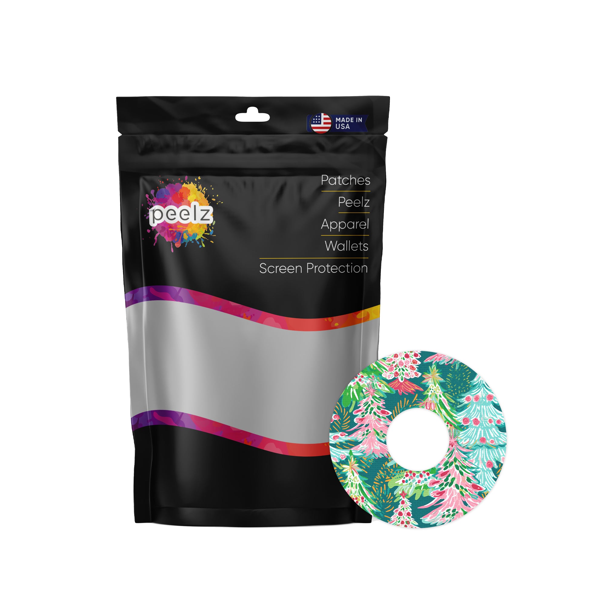 Festive Forest FreeStyle Libre 3 Plus & Lingo  Patch Tape - Pump Peelz