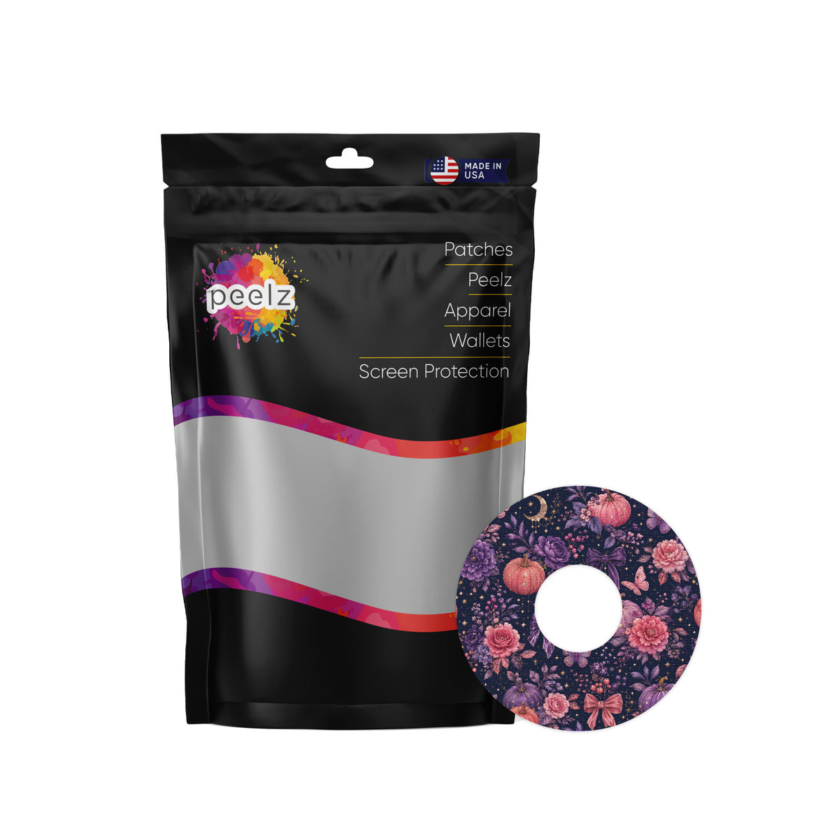 Moonlit Garden FreeStyle Libre 3 Plus & Lingo  Patch Tape - Pump Peelz