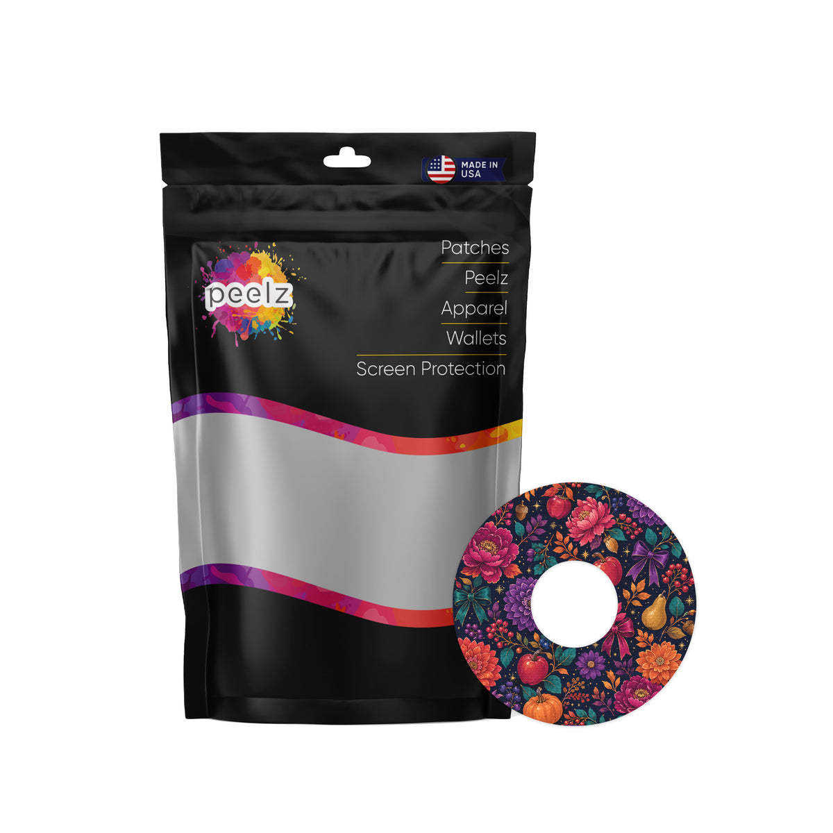 Velvet Autumn FreeStyle Libre 3 Plus & Lingo  Patch Tape - Pump Peelz