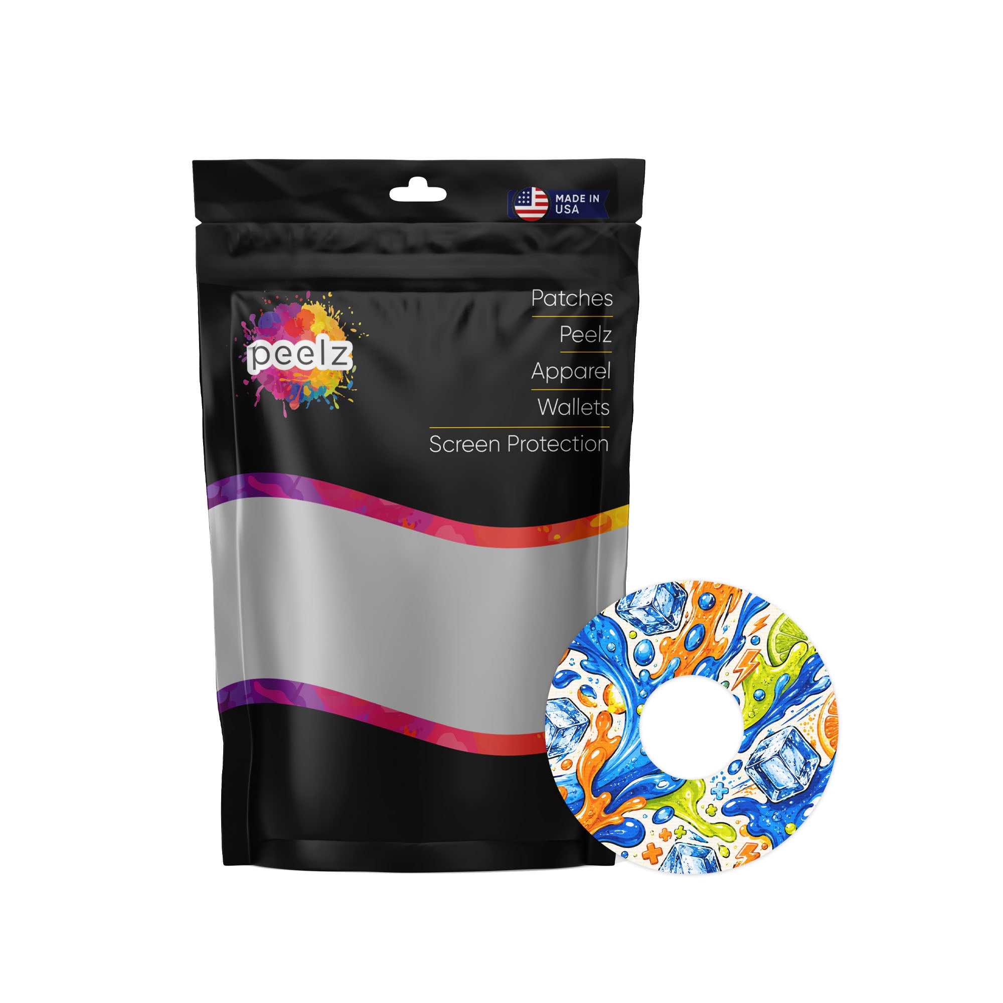 Electric Squeeze FreeStyle Libre 3 Plus & Lingo  Patch Tape - Pump Peelz (Copy)