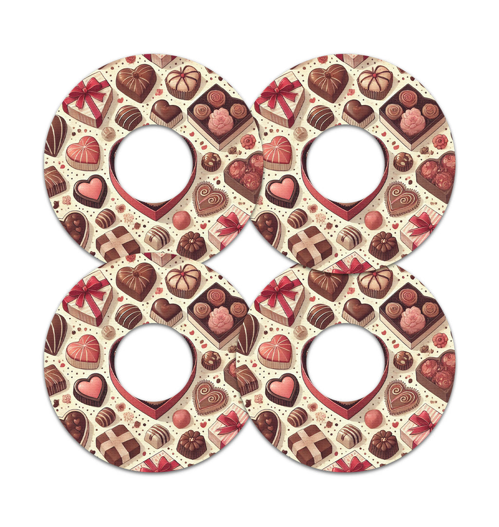 Chocolate Love FreeStyle Libre 3 Plus & Lingo  Patch Tape - Pump Peelz