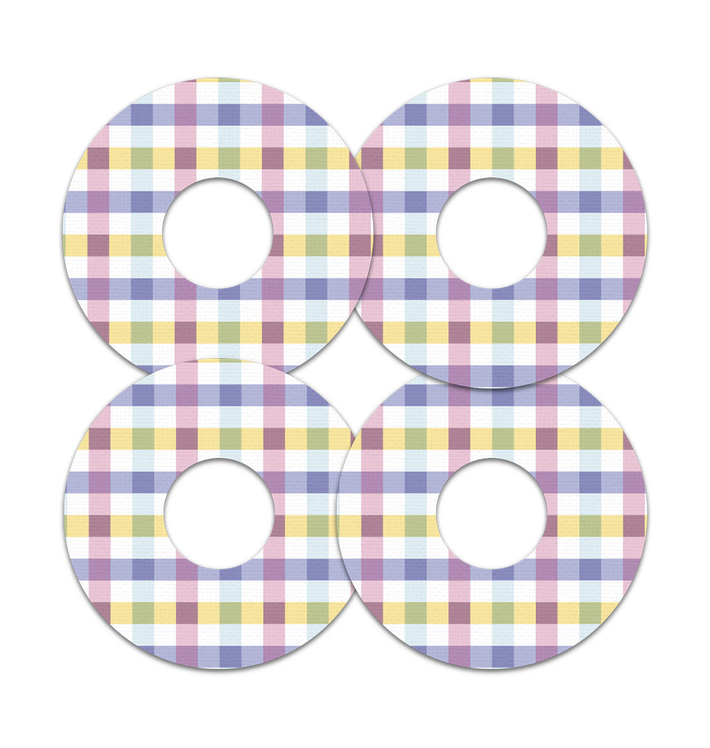 Spring Plaid Patch Tape Designed for the FreeStyle Libre 3 Plus & Lingo