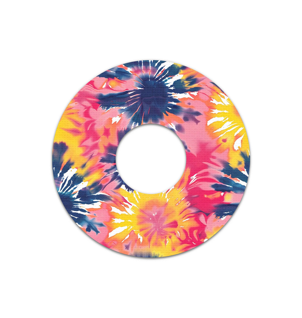 Summer Tie Dye FreeStyle Libre 3 Plus & Lingo  Patch Tape - Pump Peelz