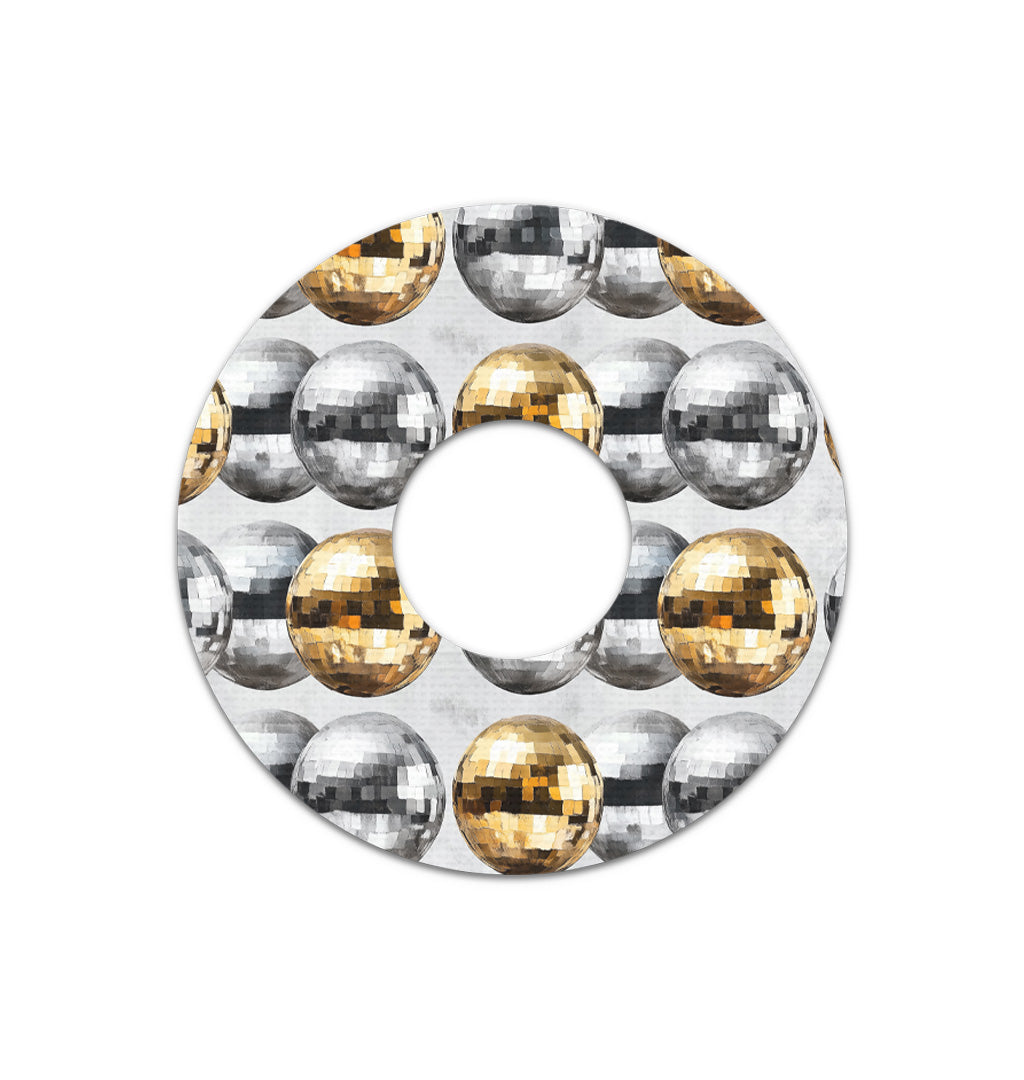Disco Balls FreeStyle Libre 3 Plus & Lingo  Patch Tape - Pump Peelz
