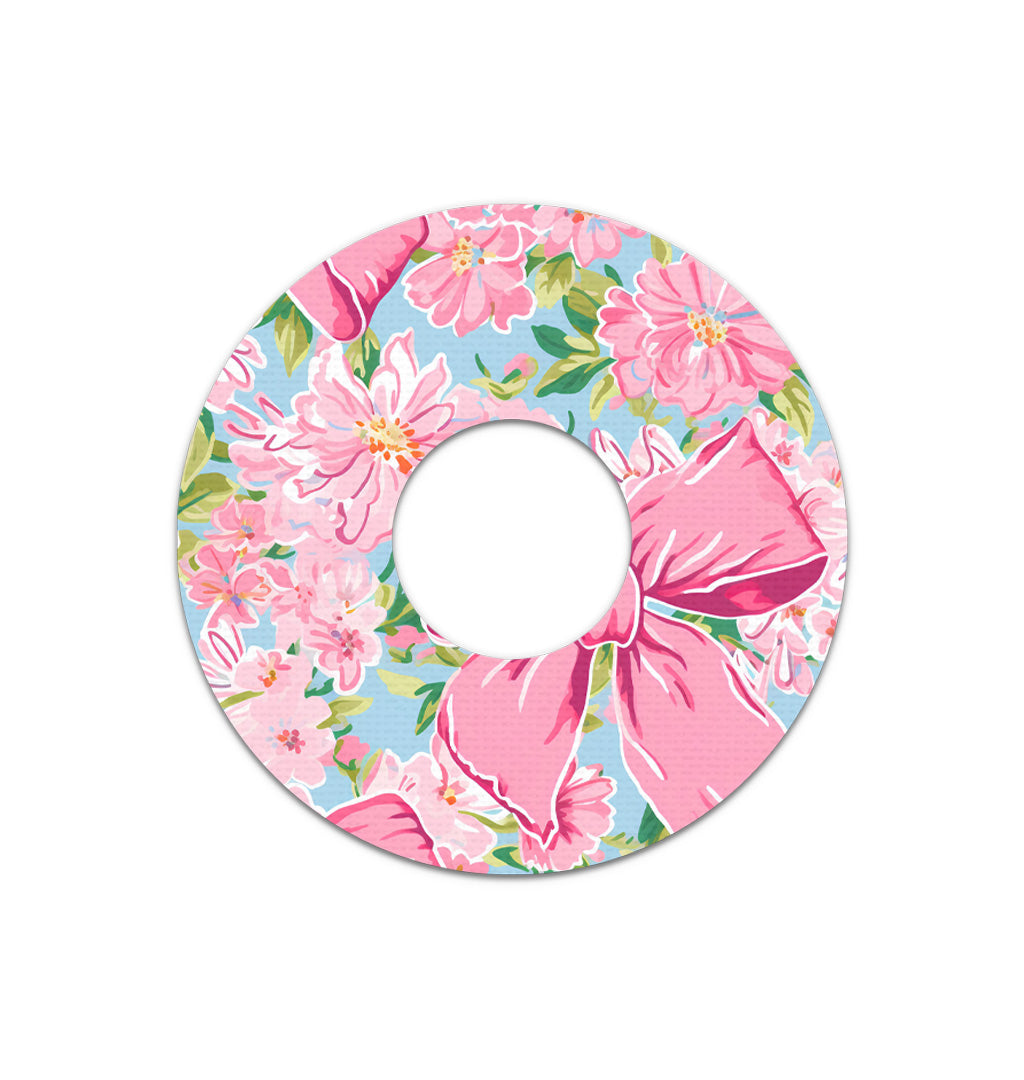 Blossom Bows FreeStyle Libre 3 Plus & Lingo  Patch Tape - Pump Peelz