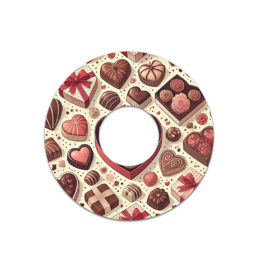 Chocolate Love FreeStyle Libre 3 Plus & Lingo  Patch Tape - Pump Peelz