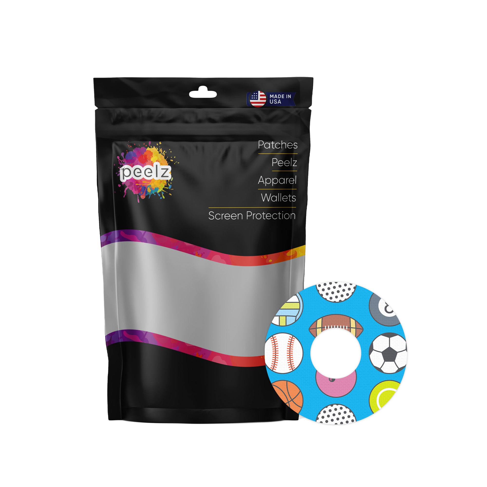 All Star Toss FreeStyle Libre 3 Plus & Lingo  Patch Tape - Pump Peelz