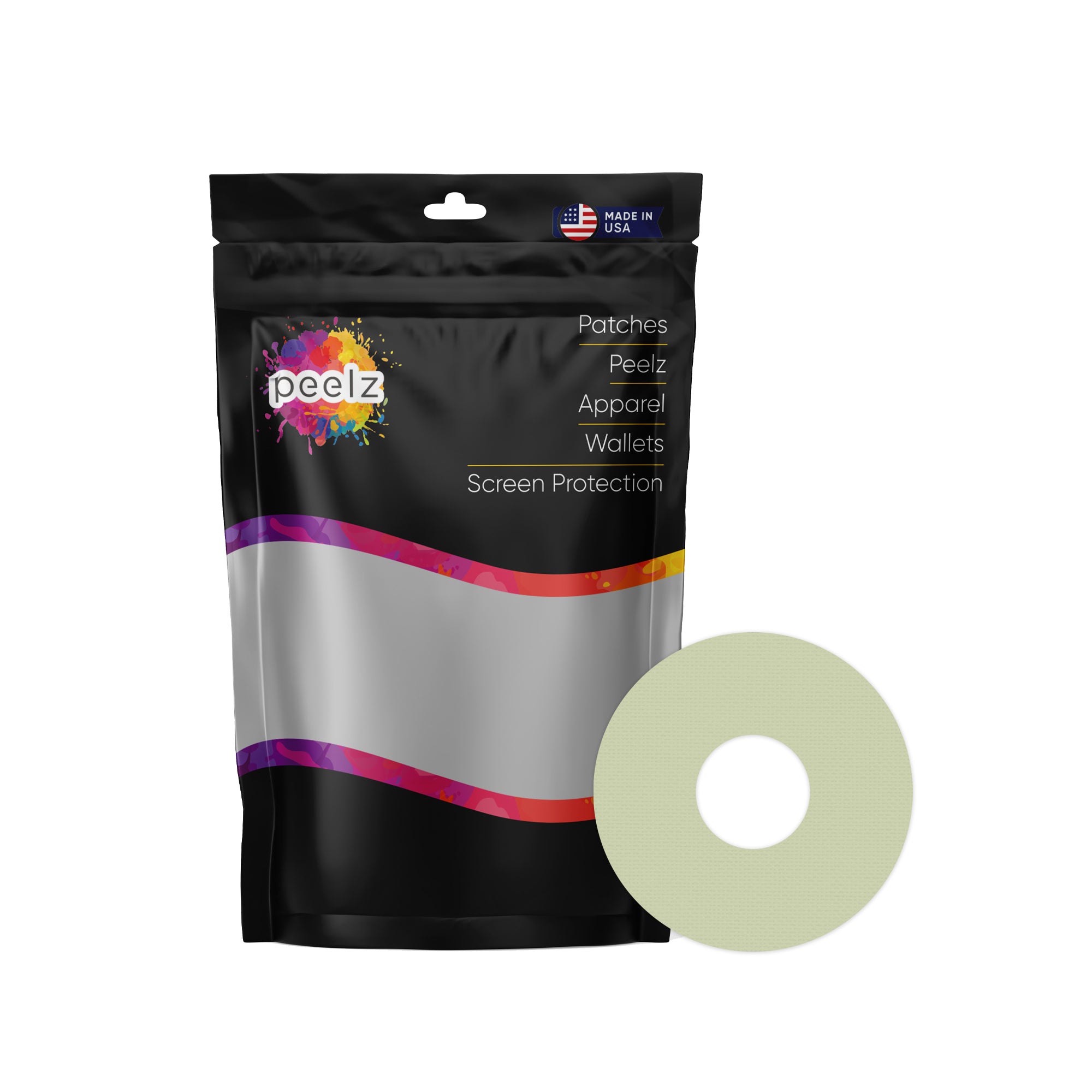 Solid Color Tea FreeStyle Libre 3 Plus & Lingo  Patch Tape - Pump Peelz