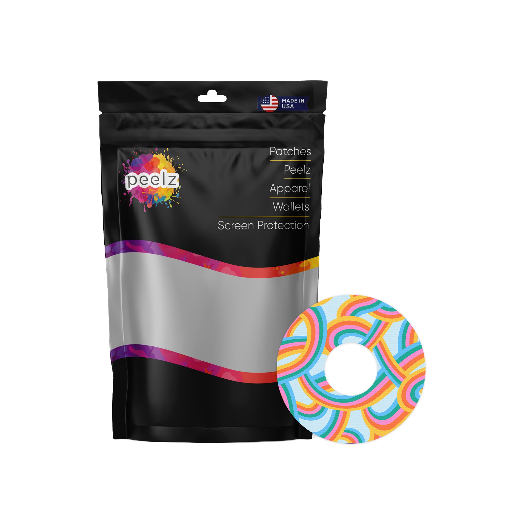 Retro Pop FreeStyle Libre 3 Plus & Lingo  Patch Tape - Pump Peelz
