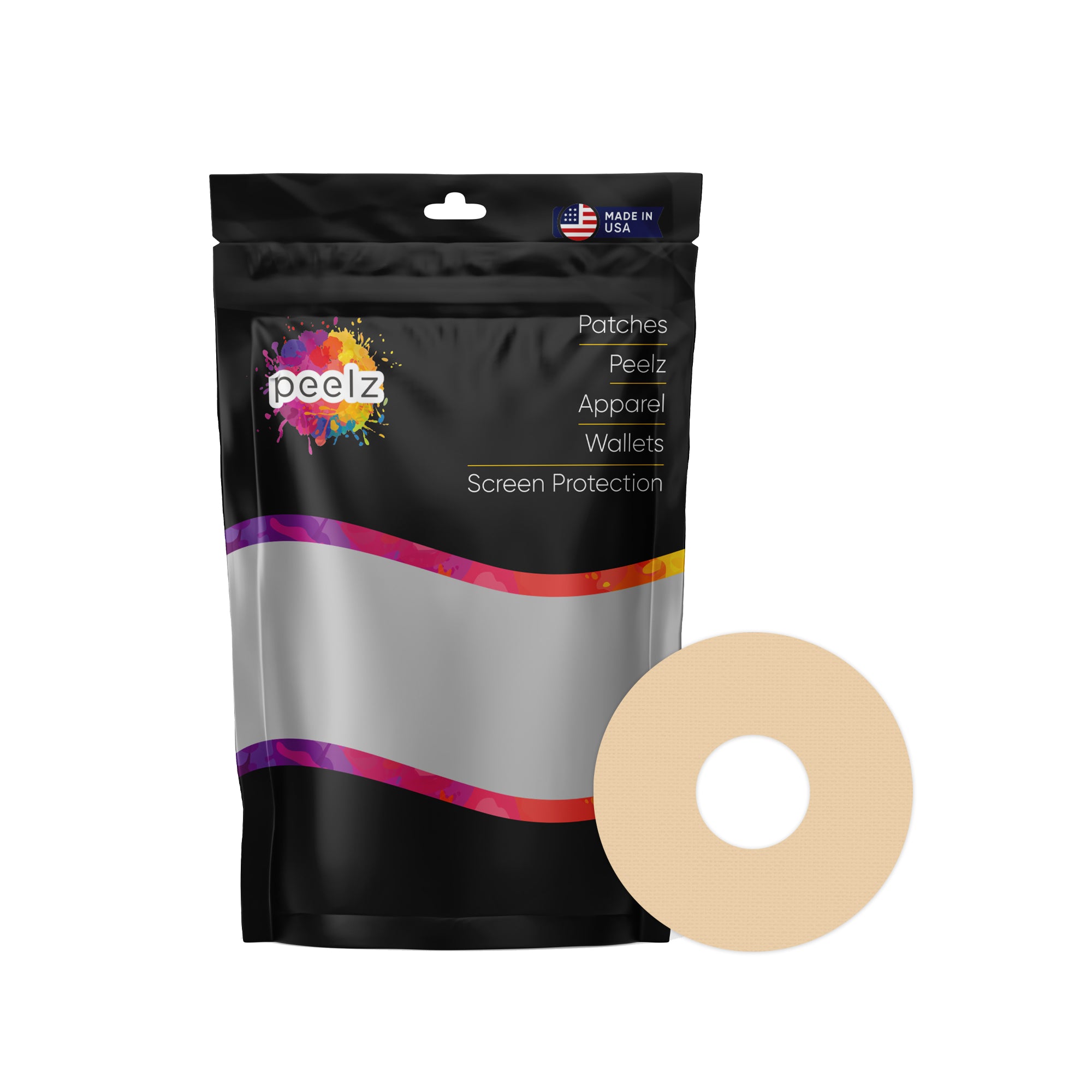 Solid Color Yolk FreeStyle Libre 3 Plus & Lingo  Patch Tape - Pump Peelz
