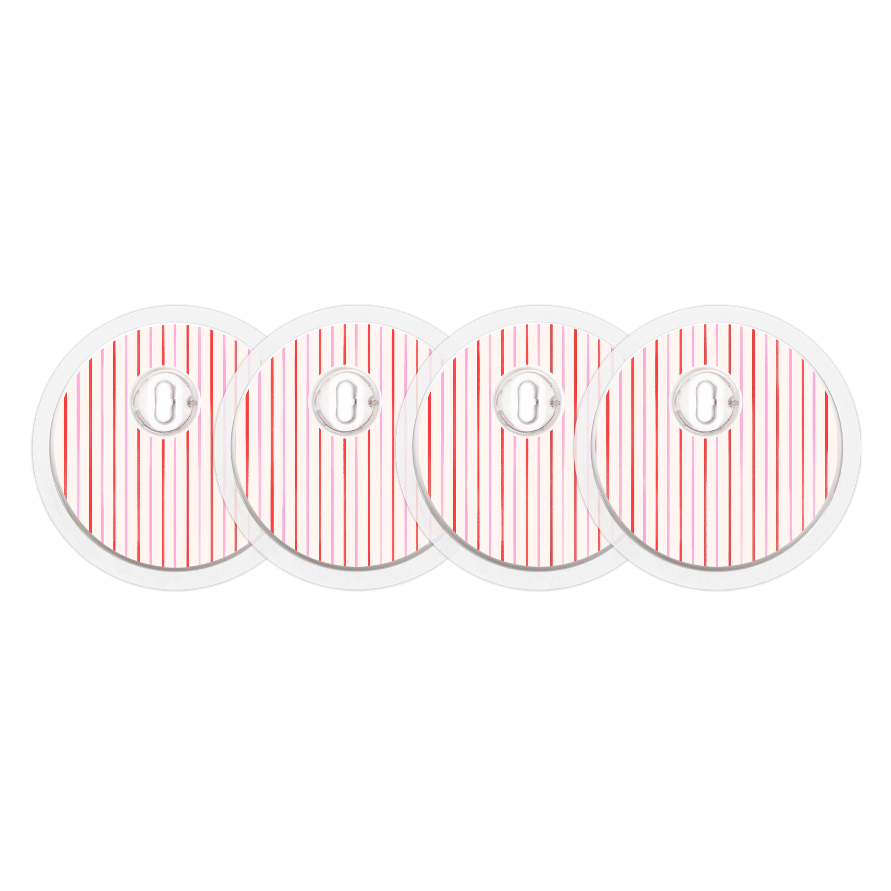 Peppermint Stripes FreeStyle Libre 3 Plus & Lingo  Sensor Sticker - Pump Peelz