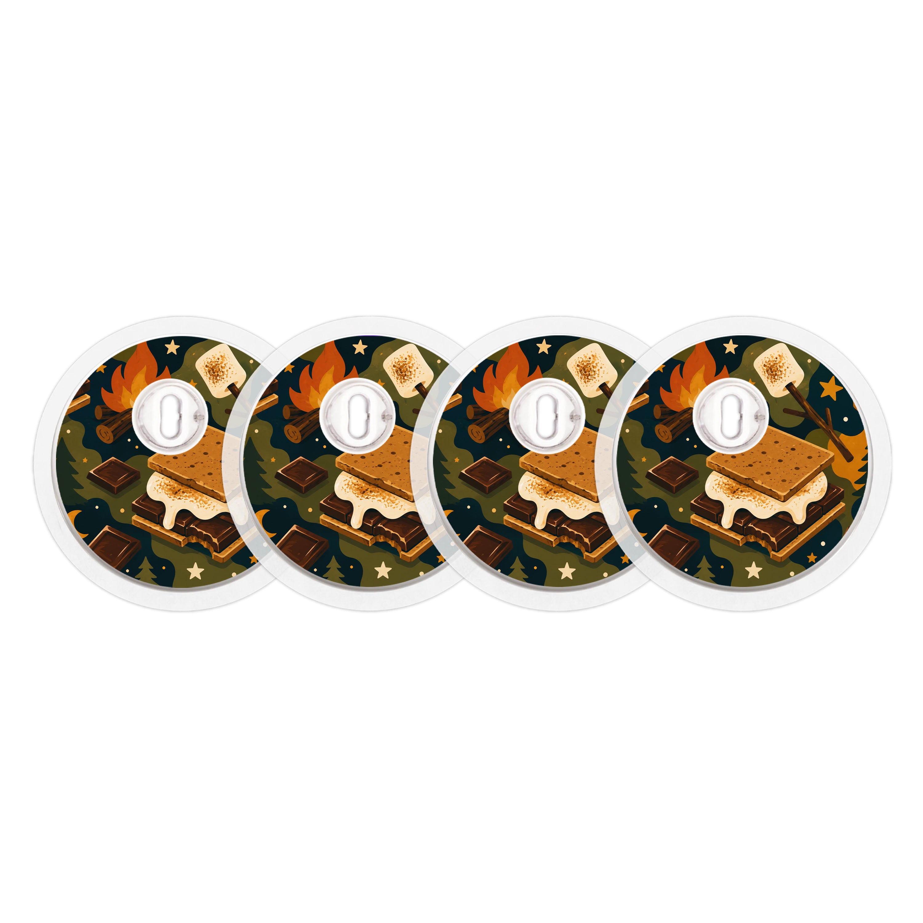 Campfire Nights FreeStyle Libre 3 Plus & Lingo Sensor Sticker - Pump Peelz