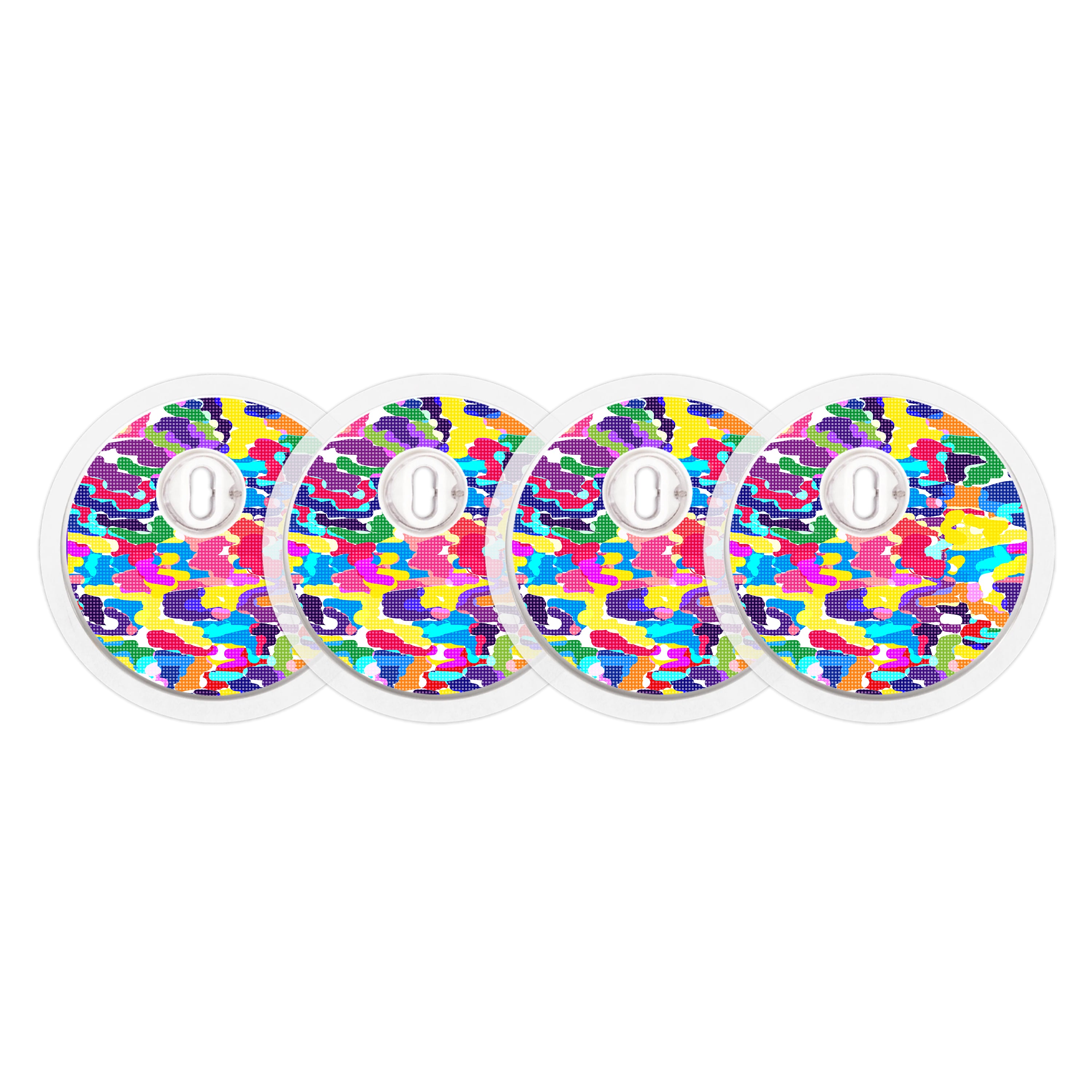 Pixel Splash Camo FreeStyle Libre 3 Plus & Lingo  Sensor Sticker - Pump Peelz