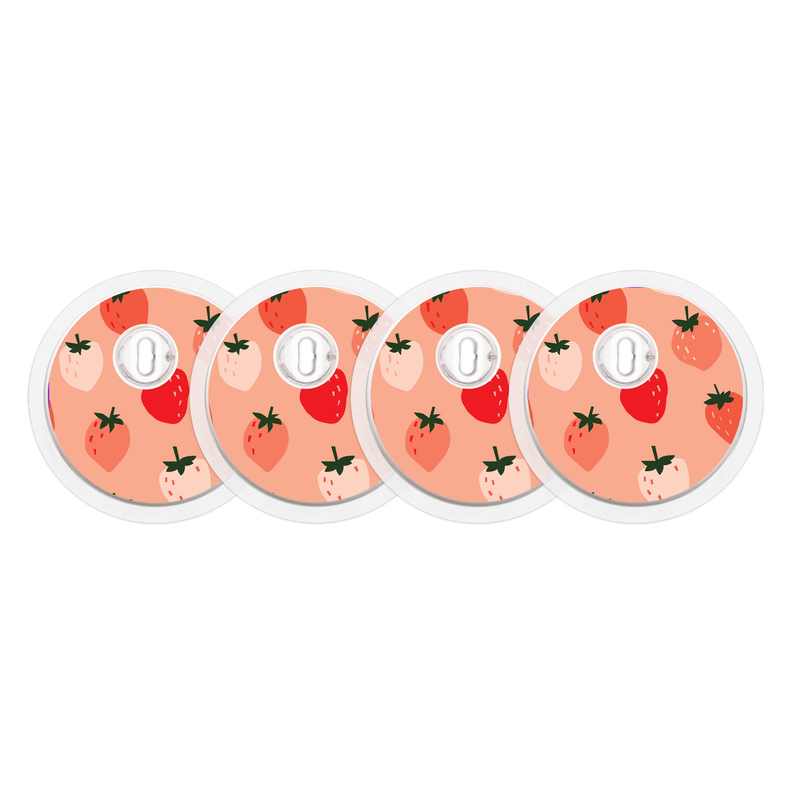 Strawberry Sweet FreeStyle Libre 3 Plus & Lingo  Sensor Sticker - Pump Peelz