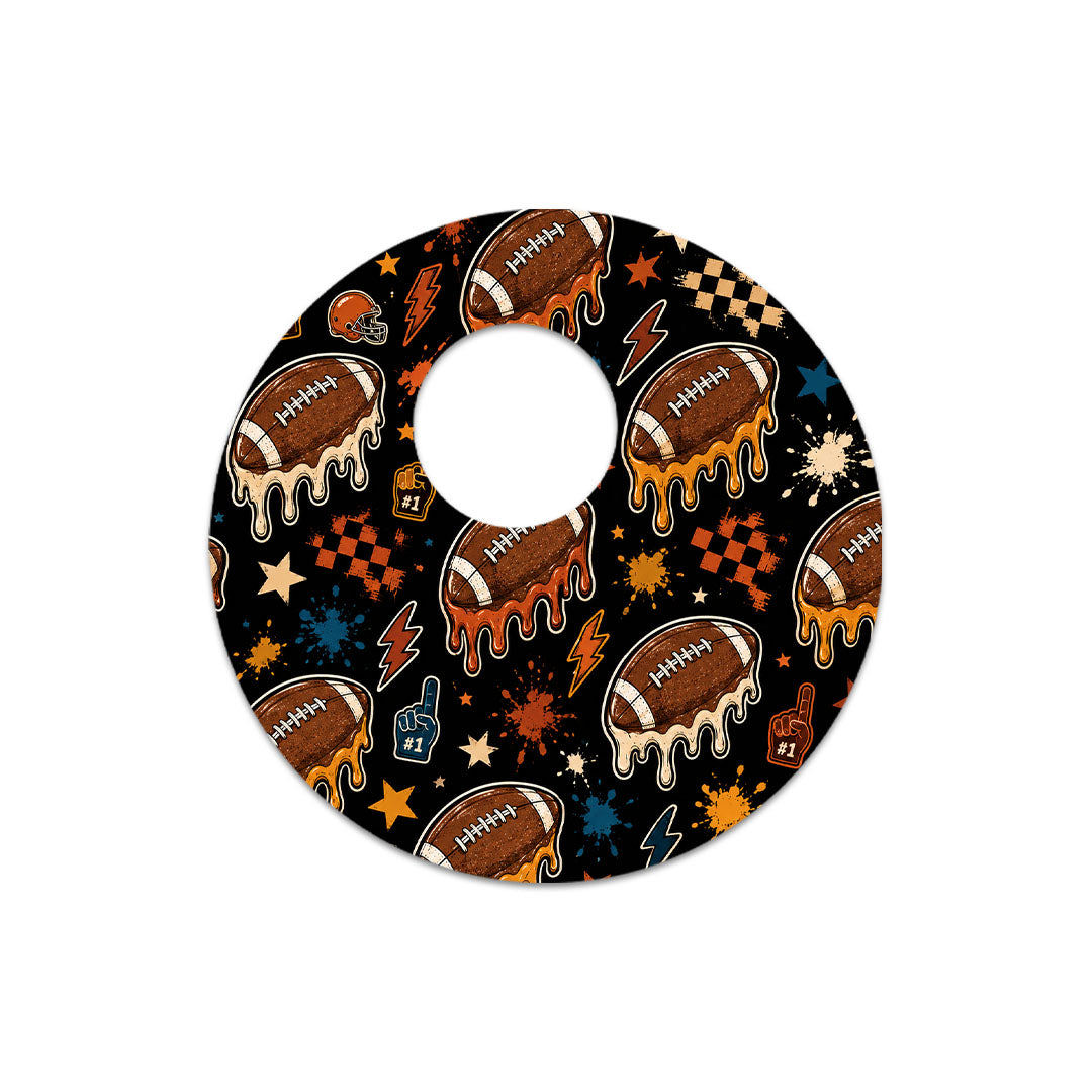 Game Day Drip FreeStyle Libre 3 Plus & Lingo Sensor Sticker - Pump Peelz