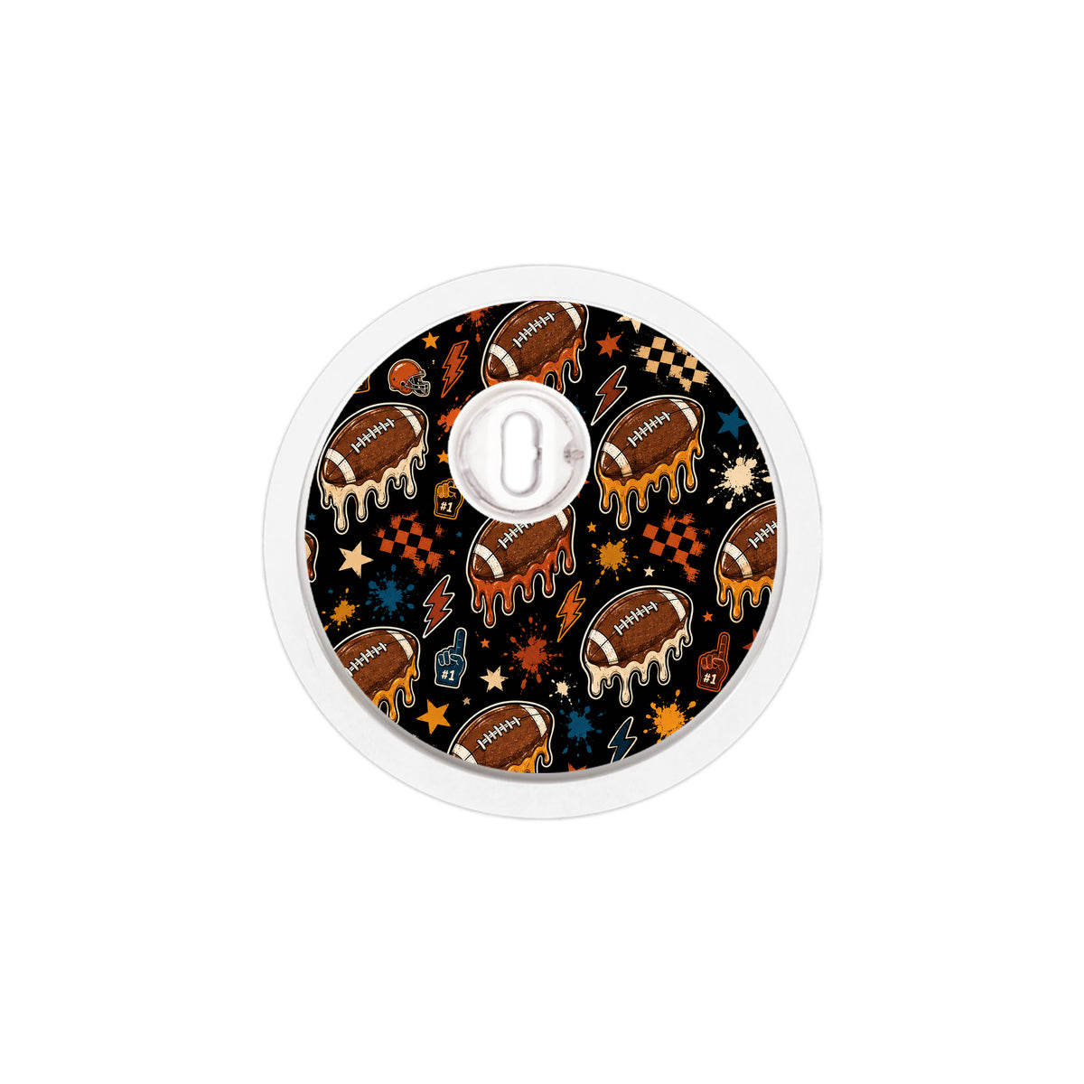 Game Day Drip FreeStyle Libre 3 Plus & Lingo Sensor Sticker - Pump Peelz