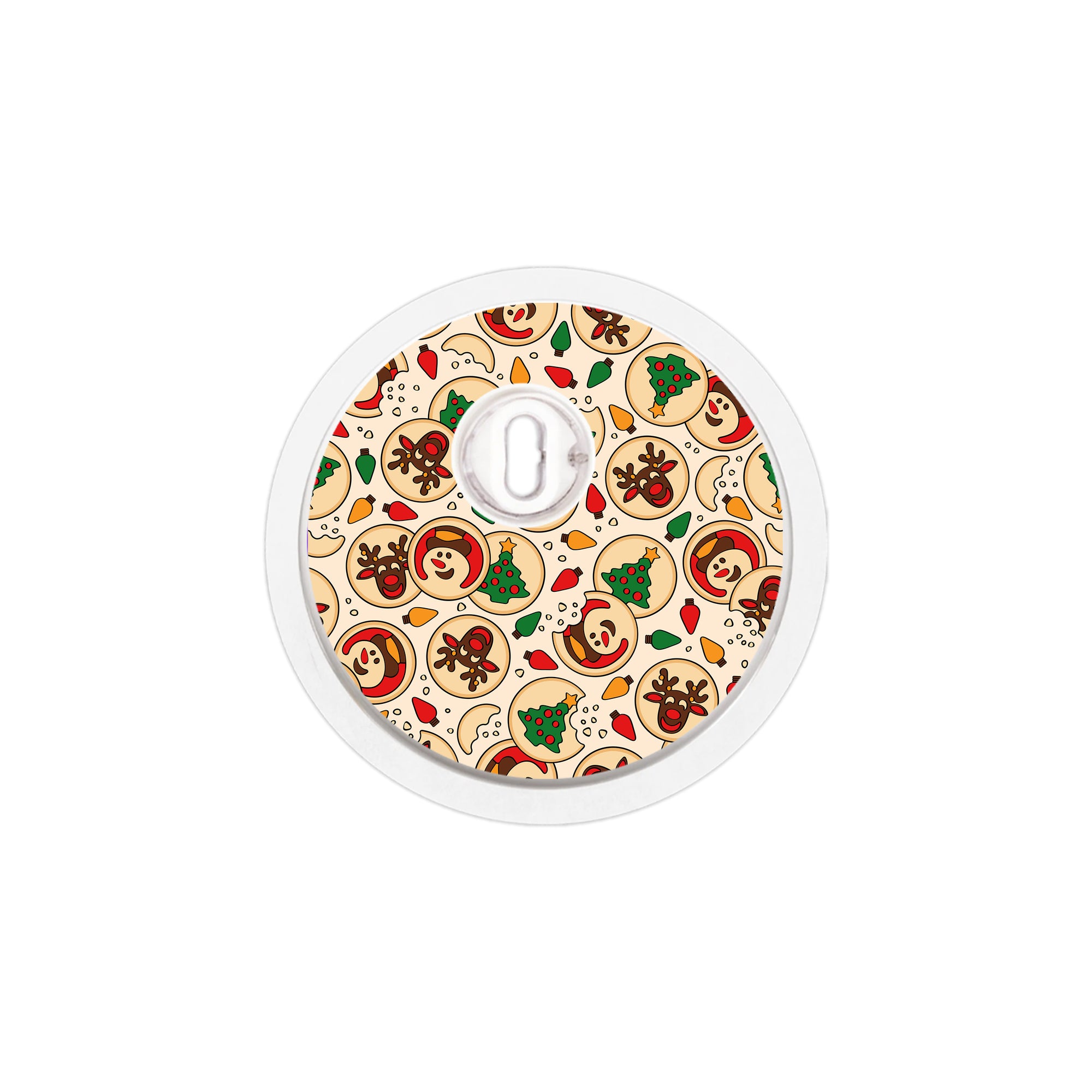 Santa's Cookies FreeStyle Libre 3 Plus & Lingo  Sensor Sticker - Pump Peelz