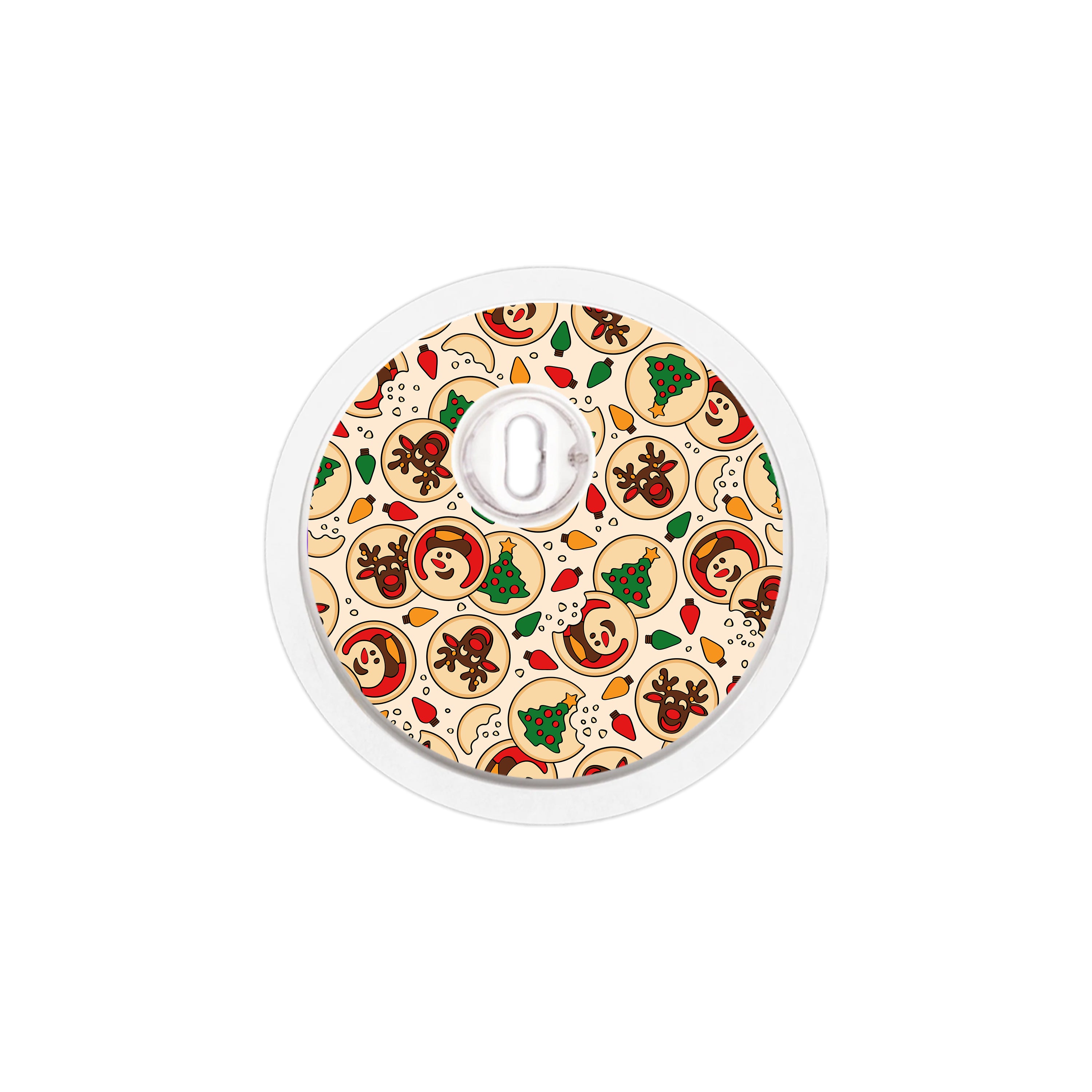 Santa's Cookies FreeStyle Libre 3 Plus & Lingo  Sensor Sticker - Pump Peelz