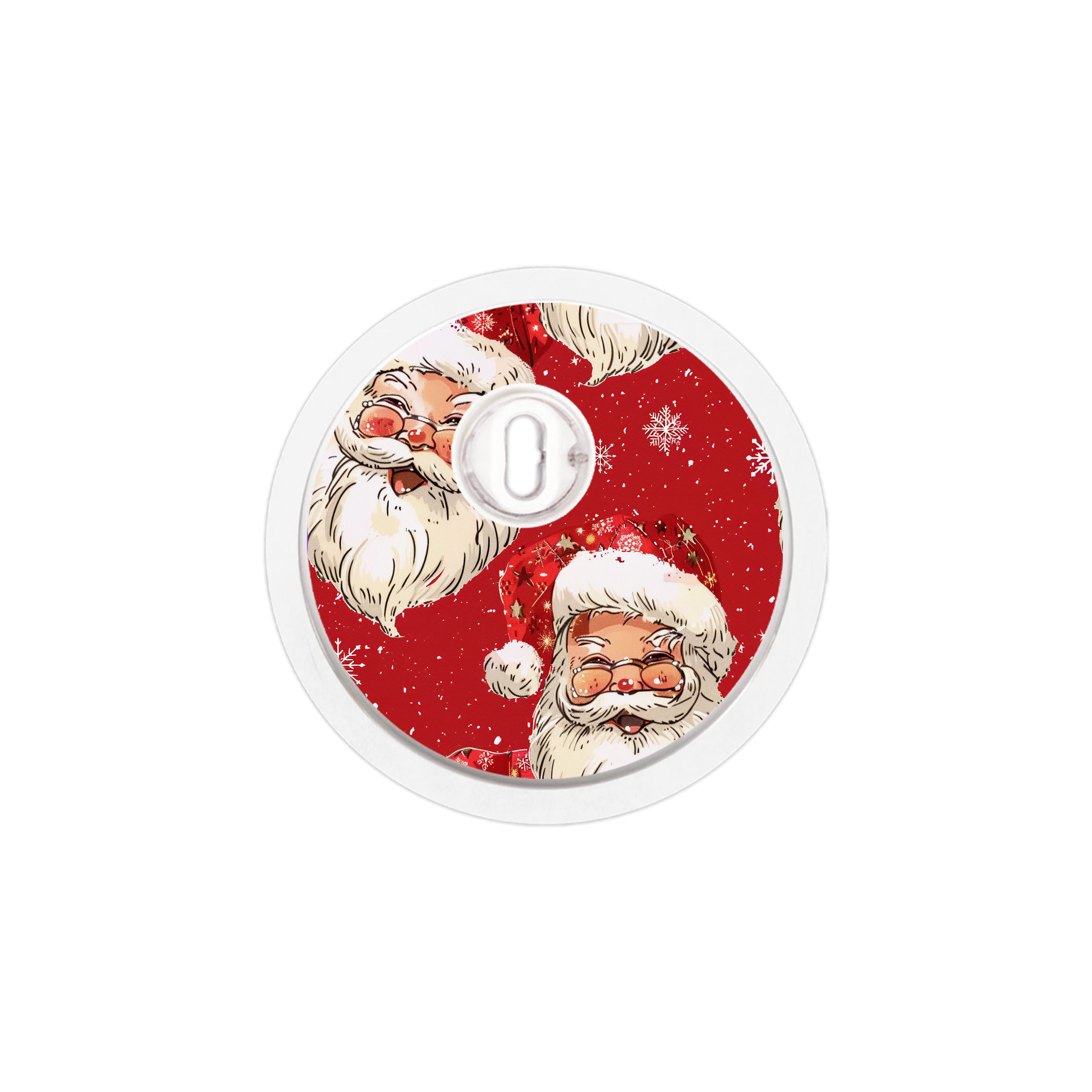 Jolly Old Saint Nick FreeStyle Libre 3 Plus & Lingo  Sensor Sticker - Pump Peelz
