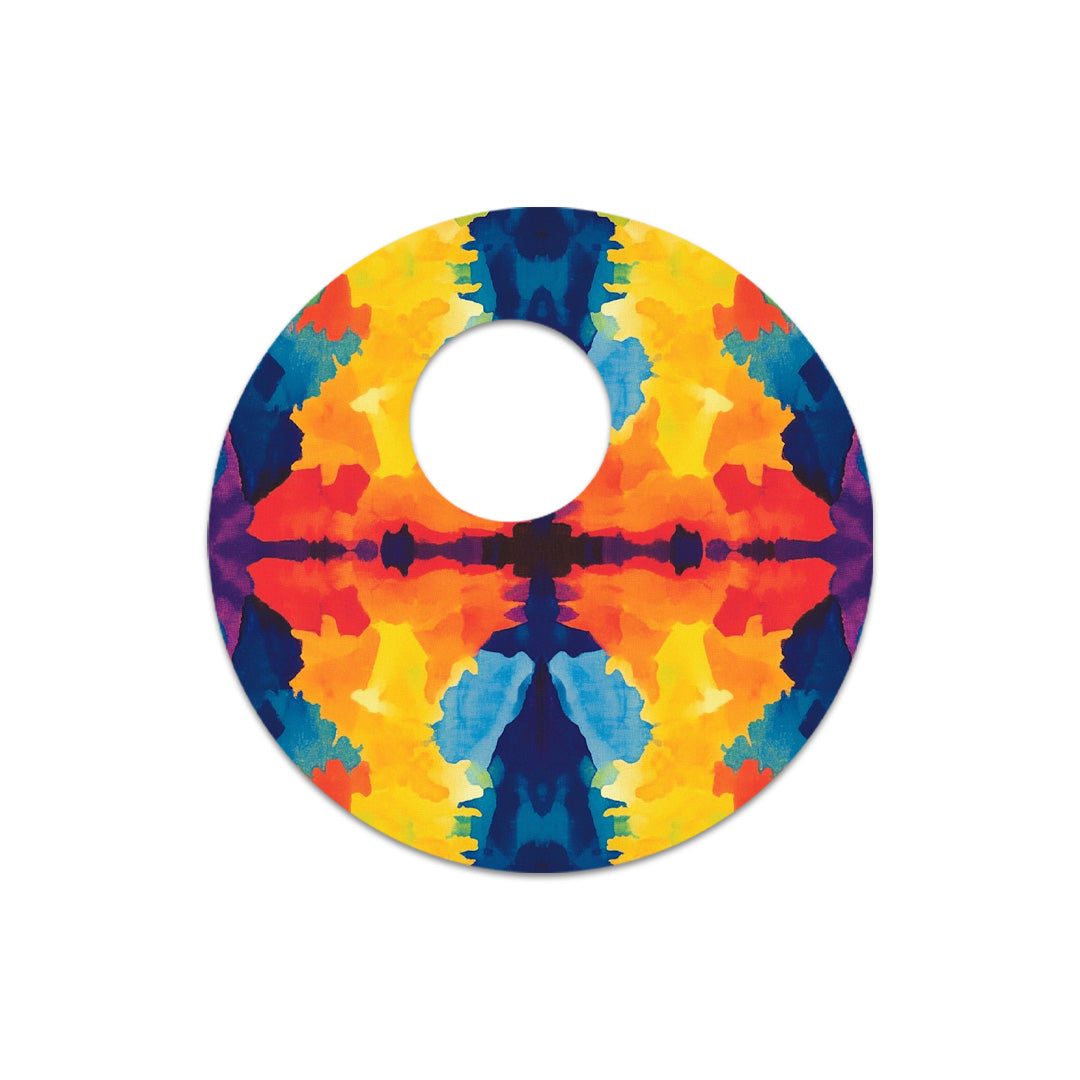 Bright Tie Dye Sticker Designed for the FreeStyle Libre 3 Plus & Lingo  Sensor