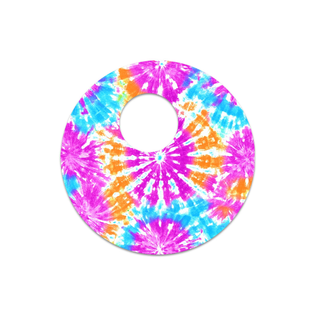 Neon Tie Dye Sticker Designed for the FreeStyle Libre 3 Plus & Lingo  Sensor