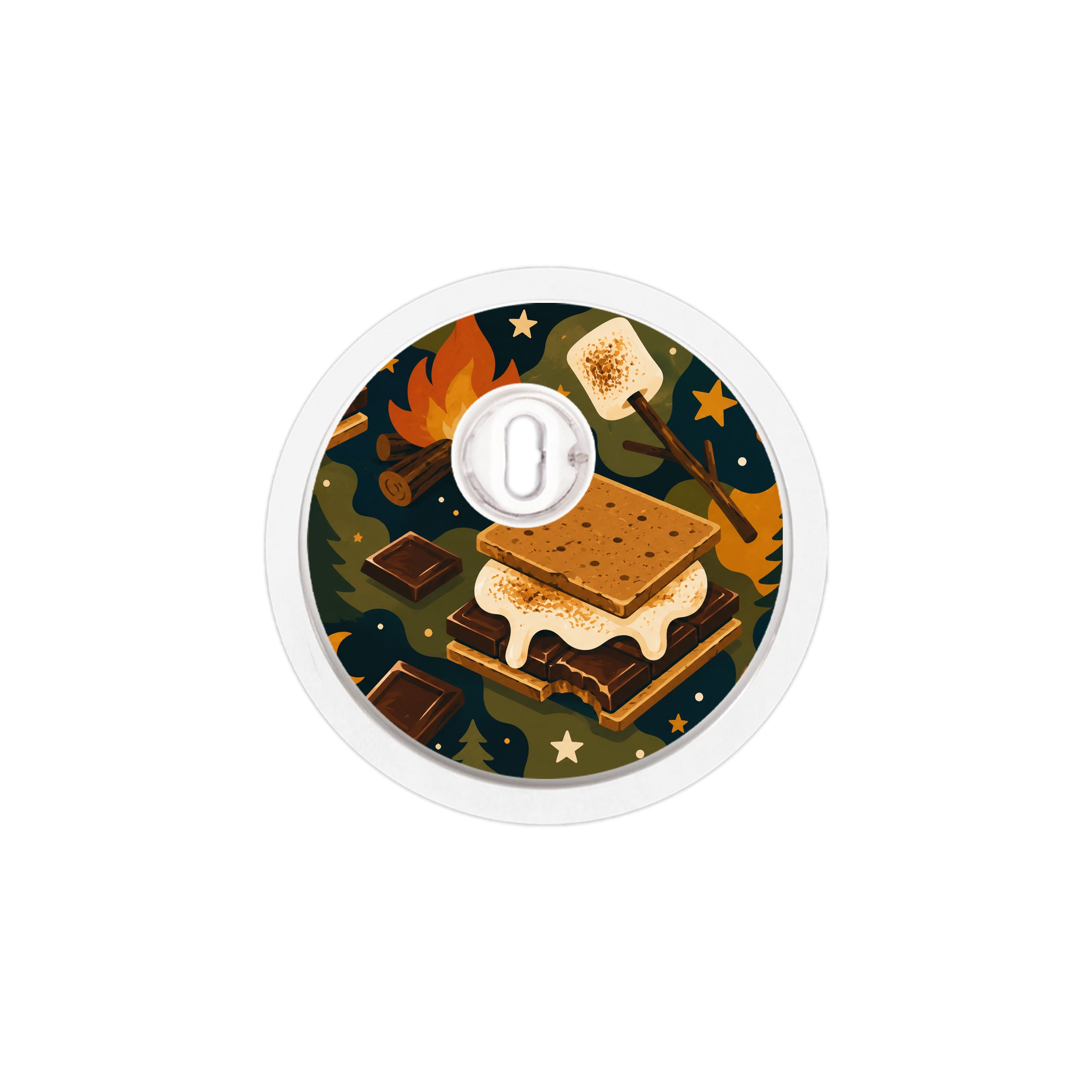 Campfire Nights FreeStyle Libre 3 Plus & Lingo Sensor Sticker - Pump Peelz