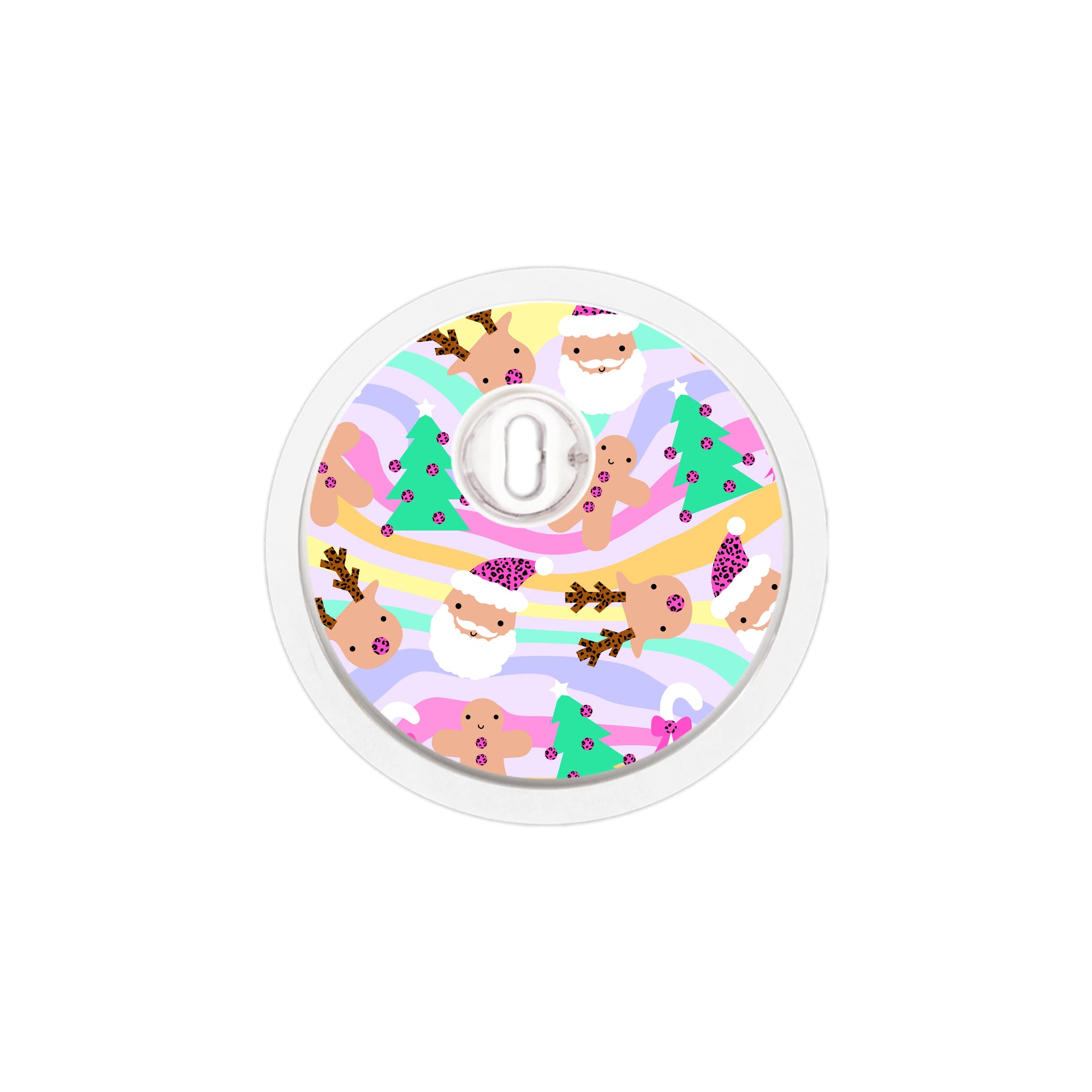 Christmas Pastel Sticker for the FreeStyle Libre 3 Plus & Lingo  Sensor