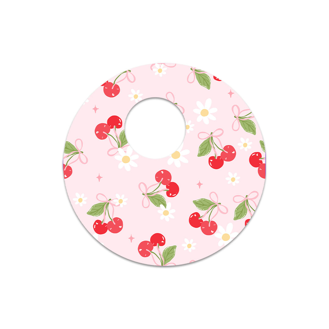 Cherry Coquette FreeStyle Libre 3 Plus & Lingo  Sensor Sticker - Pump Peelz