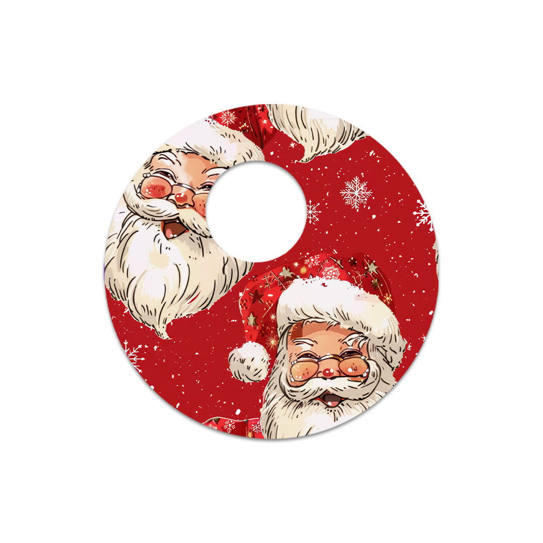 Jolly Old Saint Nick FreeStyle Libre 3 Plus & Lingo  Sensor Sticker - Pump Peelz