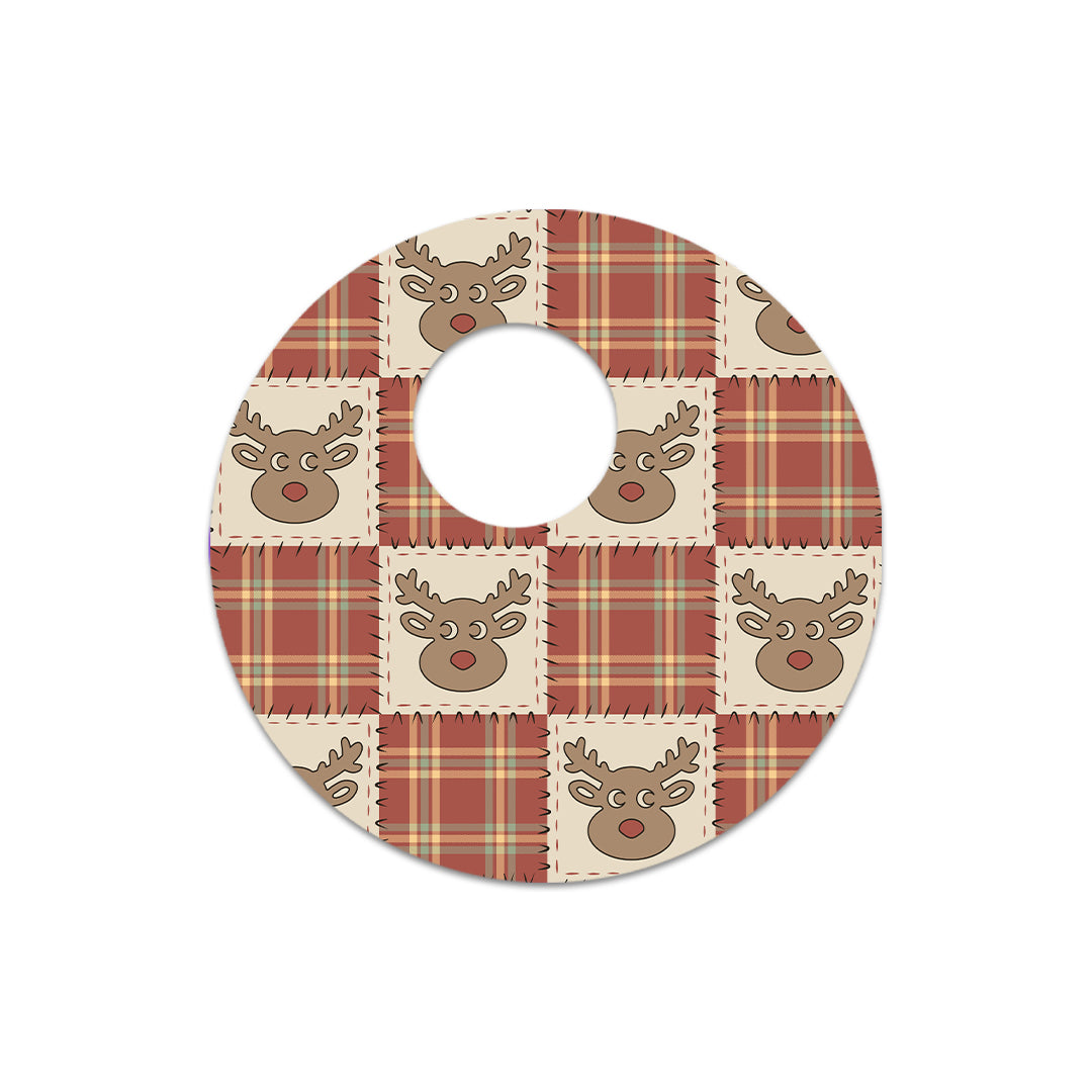 Rustic Reindeer FreeStyle Libre 3 Plus & Lingo  Sensor Sticker - Pump Peelz