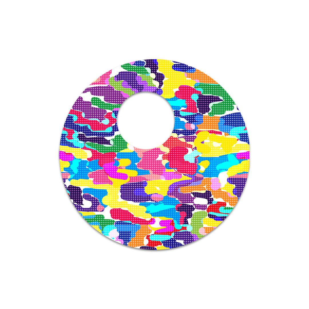 Pixel Splash Camo FreeStyle Libre 3 Plus & Lingo  Sensor Sticker - Pump Peelz