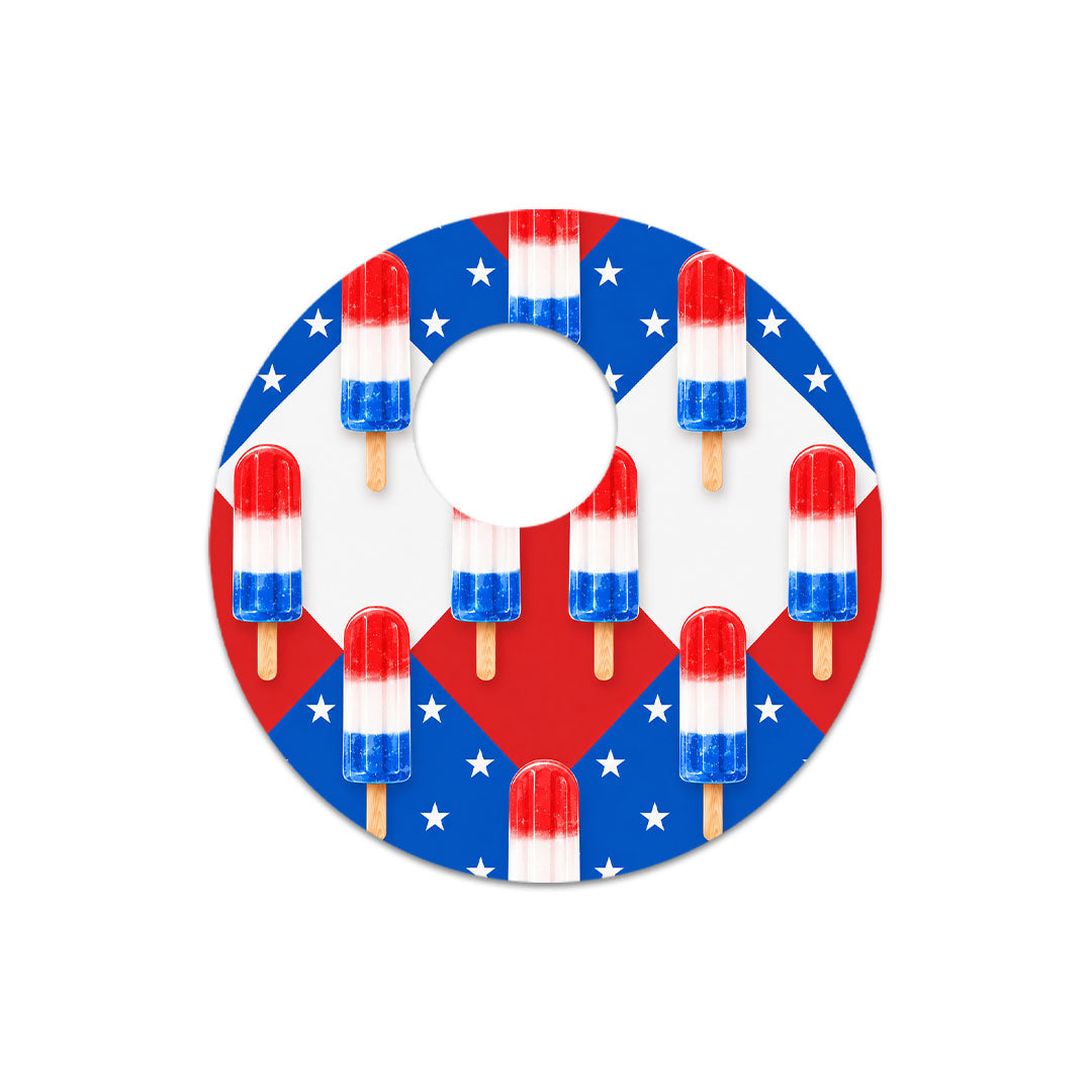 Firecracker Pops FreeStyle Libre 3 Plus & Lingo  Sensor Sticker - Pump Peelz
