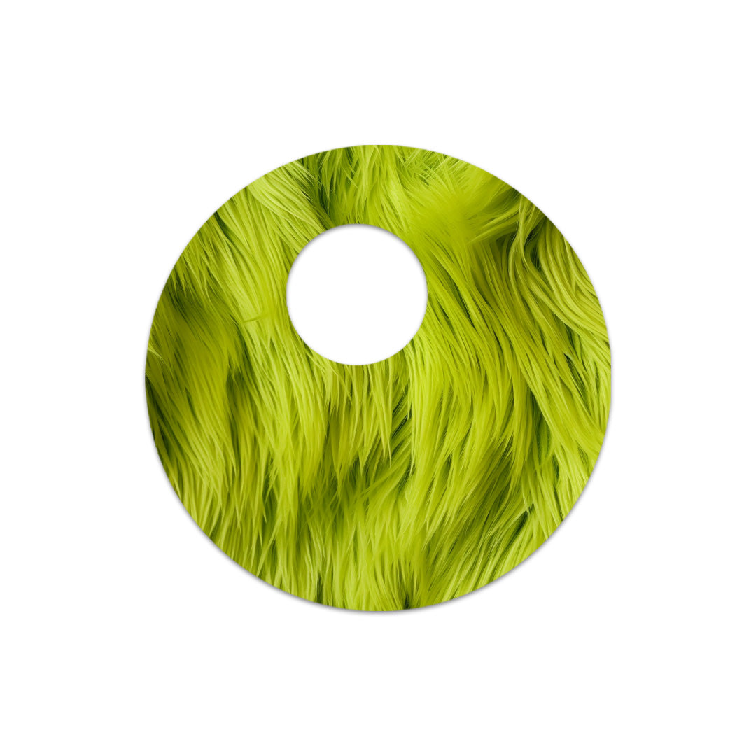 Green Fur Sticker Designed for the FreeStyle Libre 3 Plus & Lingo  Sensor