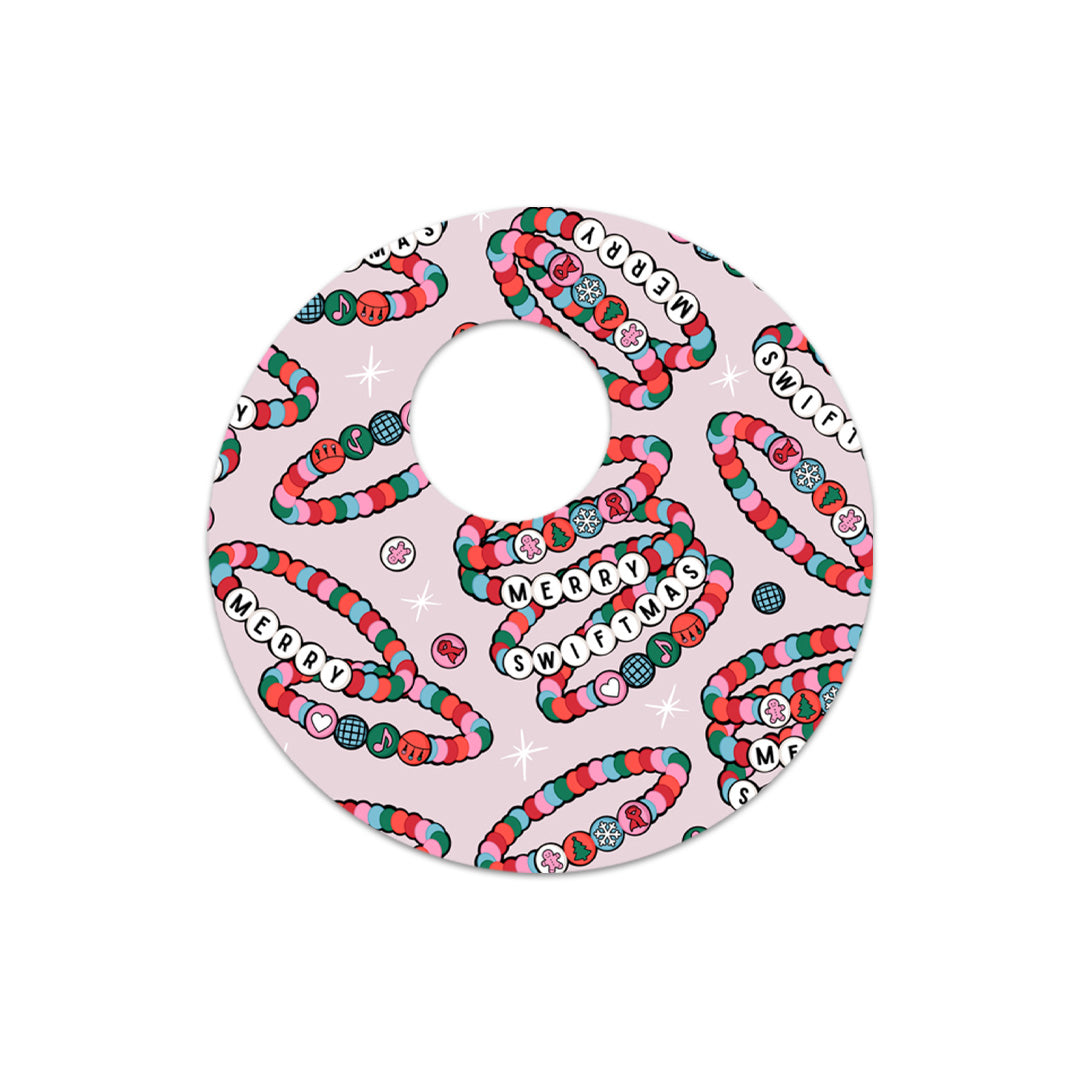 Merry Swiftmas Sticker for the FreeStyle Libre 3 Plus & Lingo  Sensor