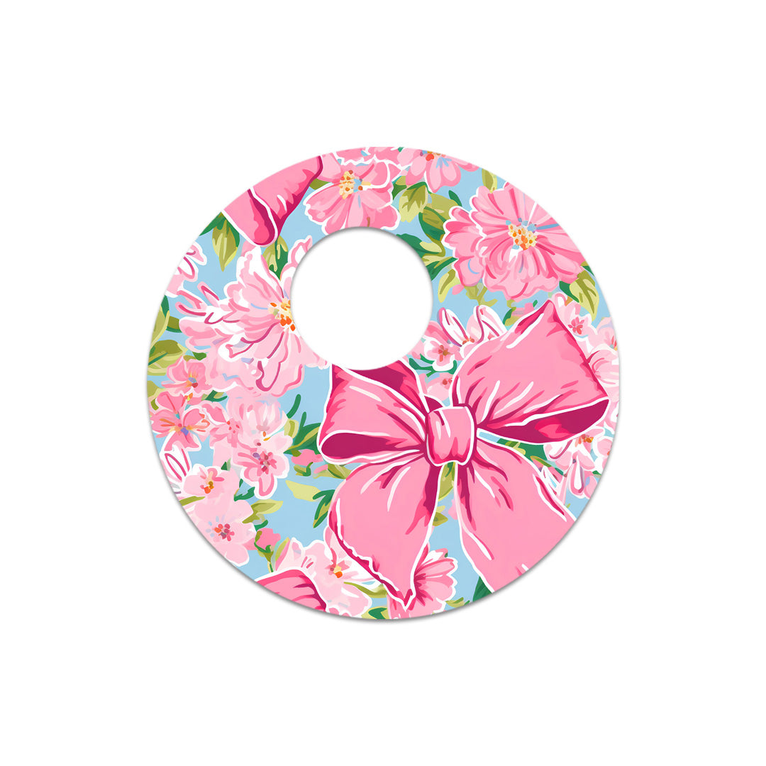 Blossom Bows Sticker Designed for the FreeStyle Libre 3 Plus & Lingo  Sensor