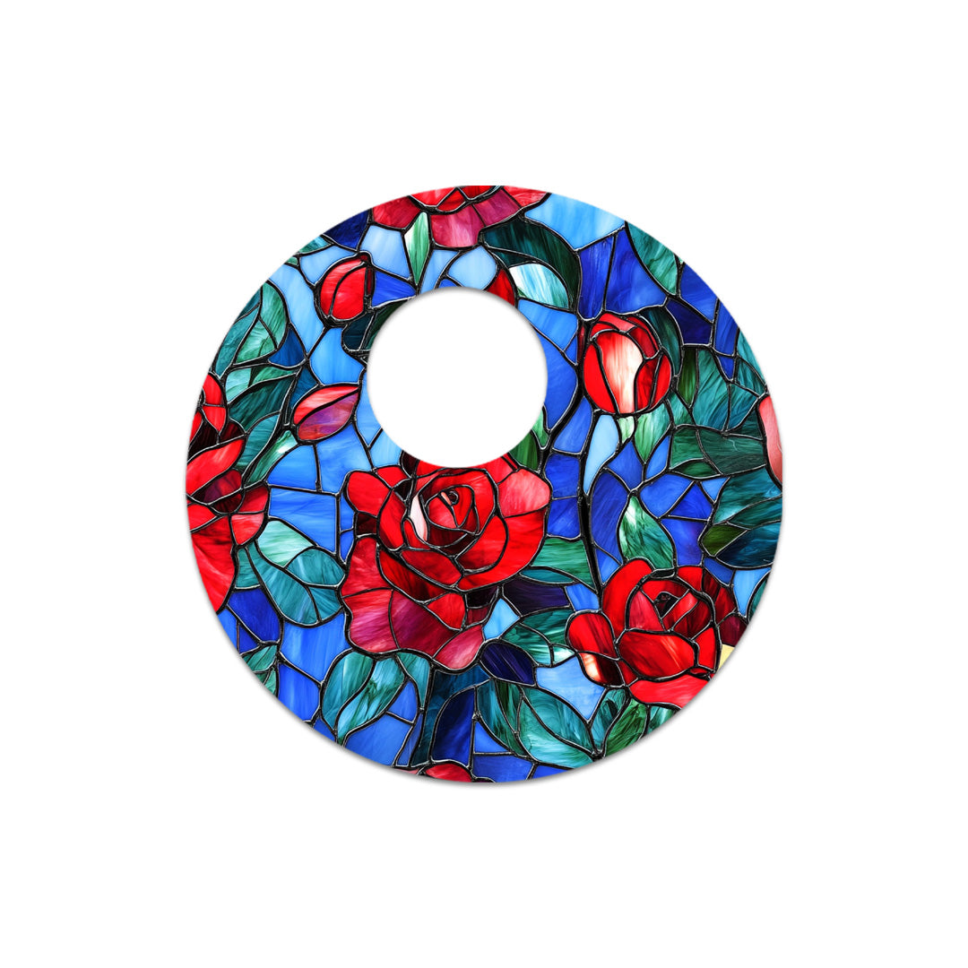 Crimson Blooms Sticker Designed for the FreeStyle Libre 3 Plus & Lingo  Sensor