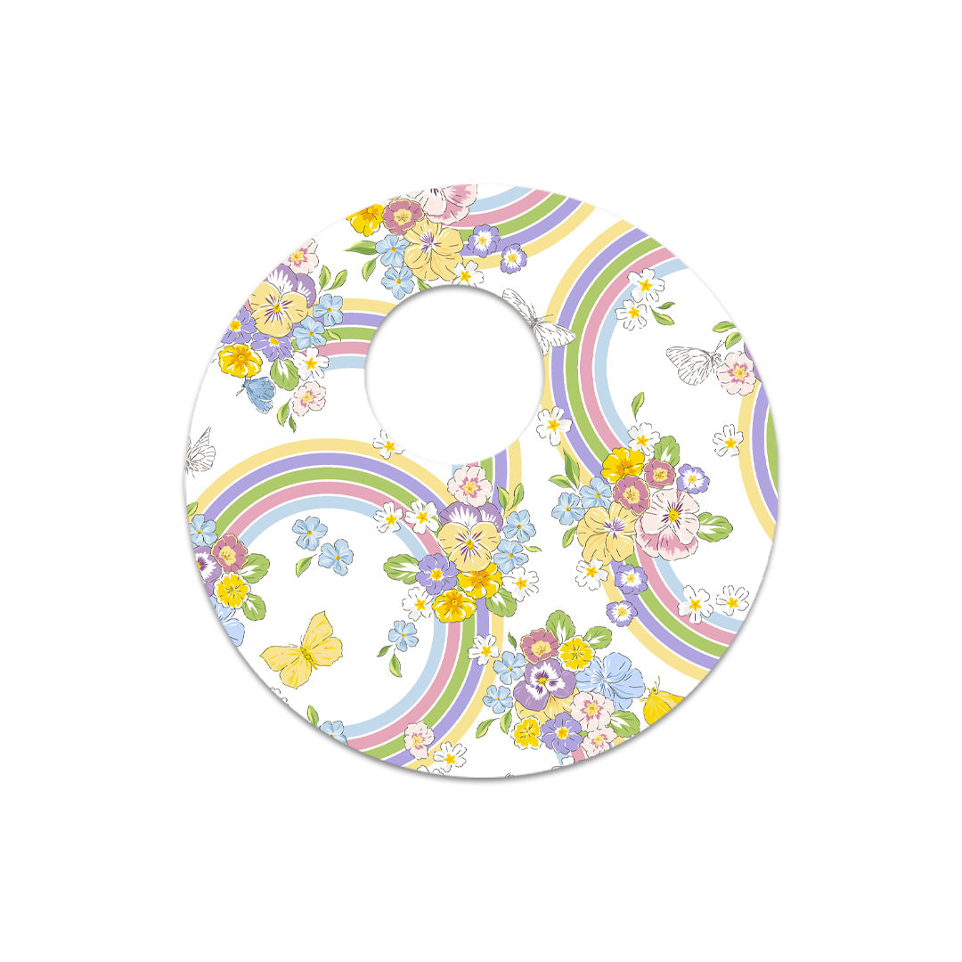 Rainbow Blooms Sticker Designed for the FreeStyle Libre 3 Plus & Lingo  Sensor