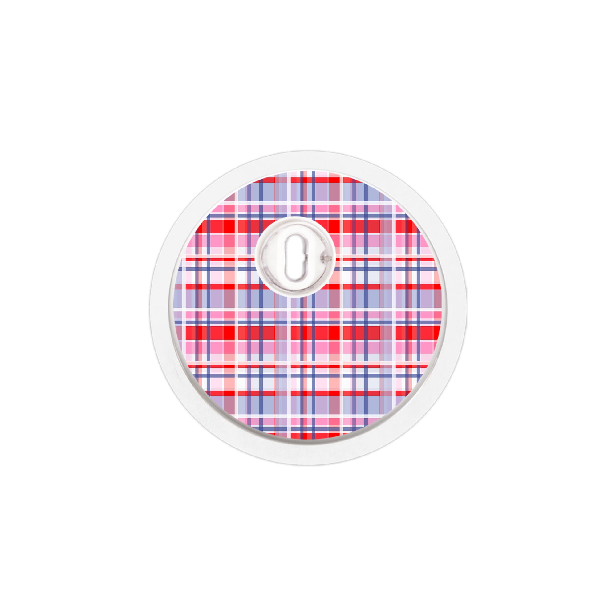 Party Plaid FreeStyle Libre 3 Plus & Lingo  Sensor Sticker - Pump Peelz