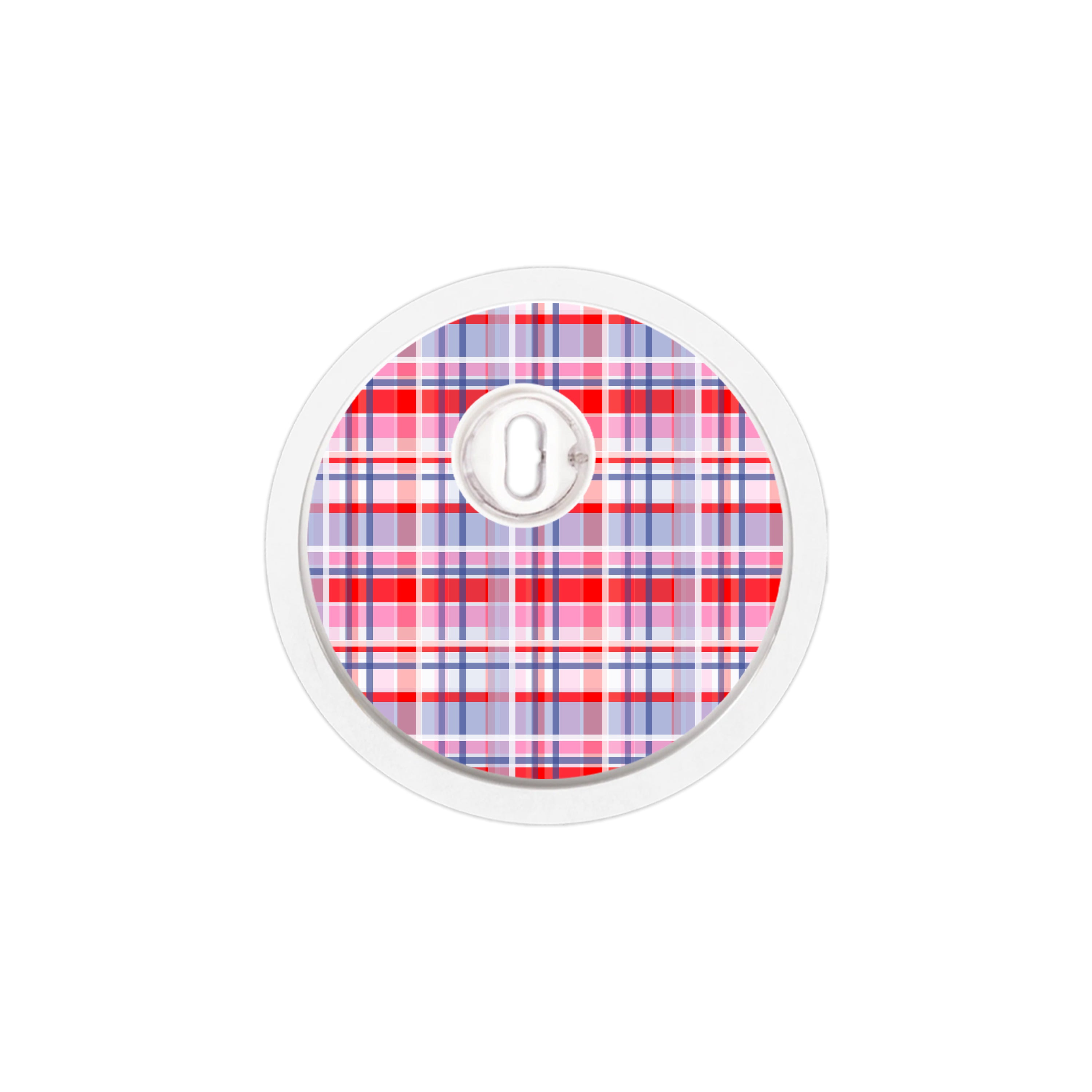 Party Plaid FreeStyle Libre 3 Plus & Lingo  Sensor Sticker - Pump Peelz