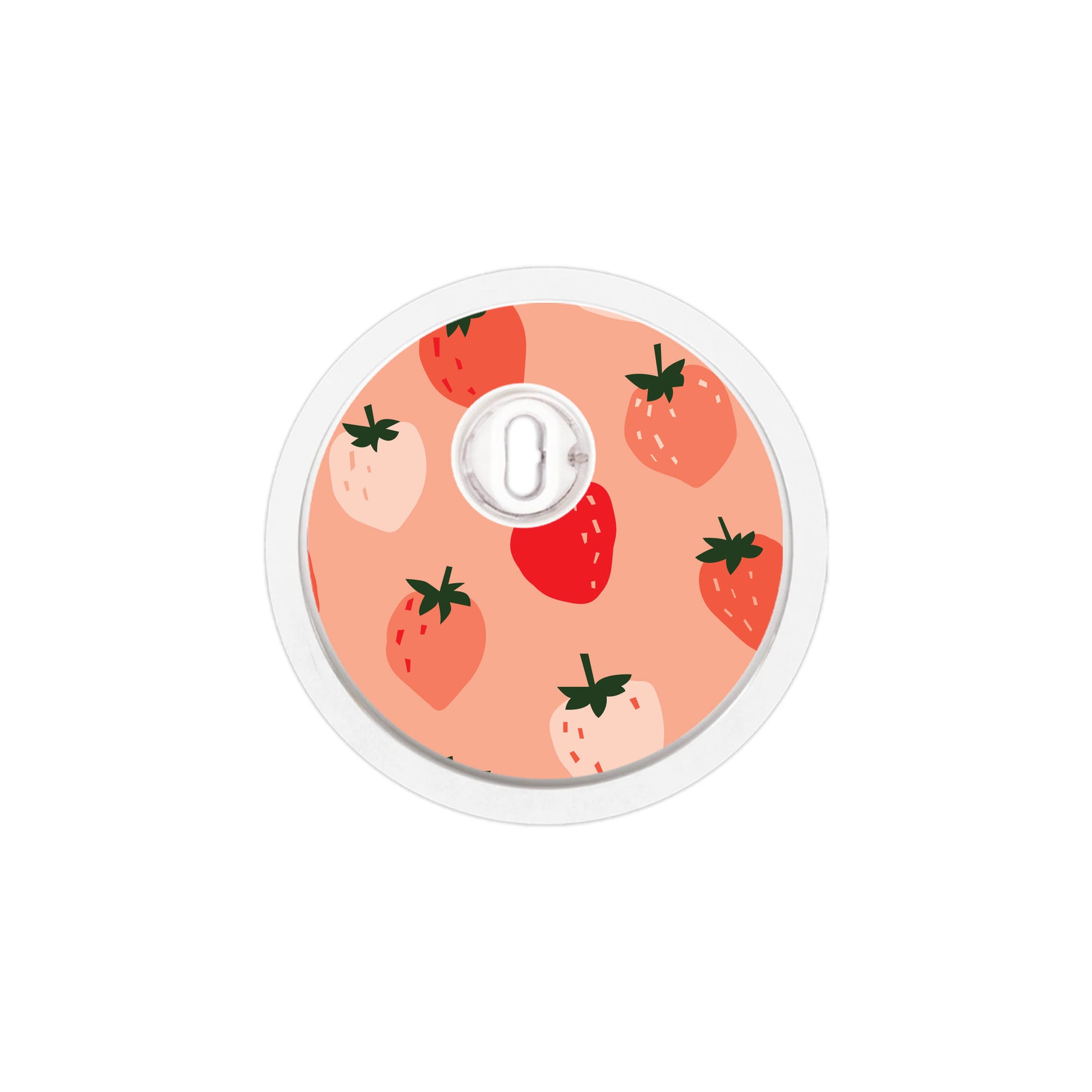 Strawberry Sweet FreeStyle Libre 3 Plus & Lingo  Sensor Sticker - Pump Peelz