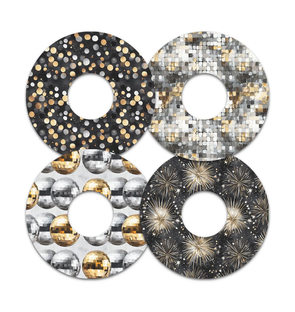 Champagne Glow Variety FreeStyle Libre 3 Plus & Lingo  Patch Tape - Pump Peelz