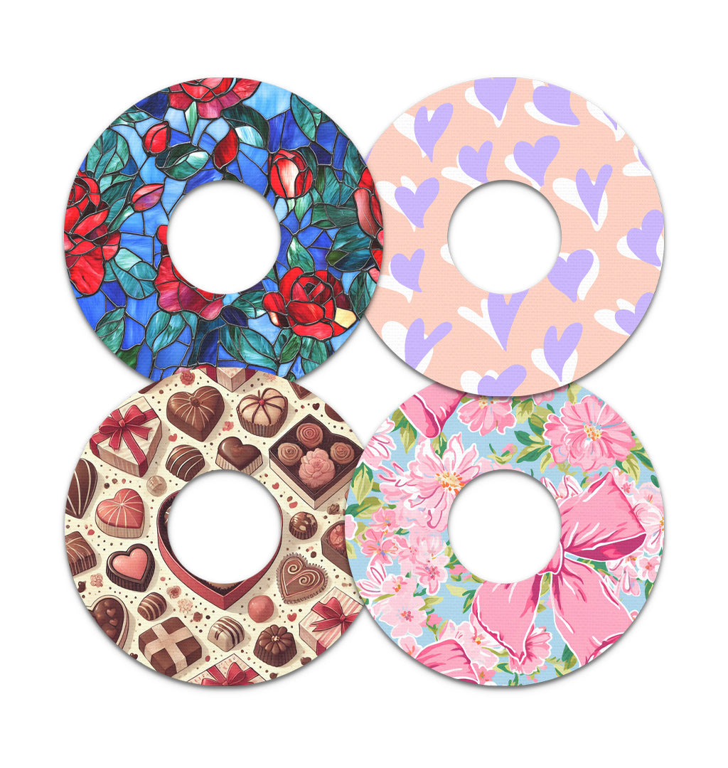 Valentines 2025 Variety Pack FreeStyle Libre 3 Plus & Lingo  Patch Tape - Pump Peelz